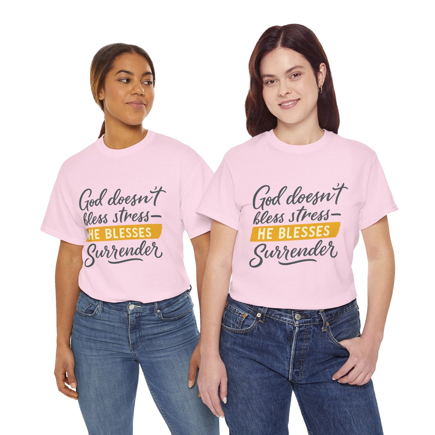 Inspirational Surrender Tee - Christian Gift, Prayer Shirt