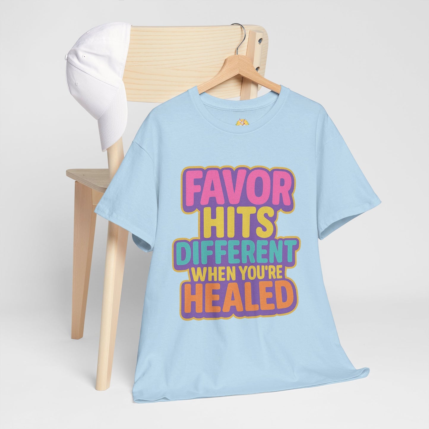Healing Message Tee, Comfort T-Shirt for Self-Care