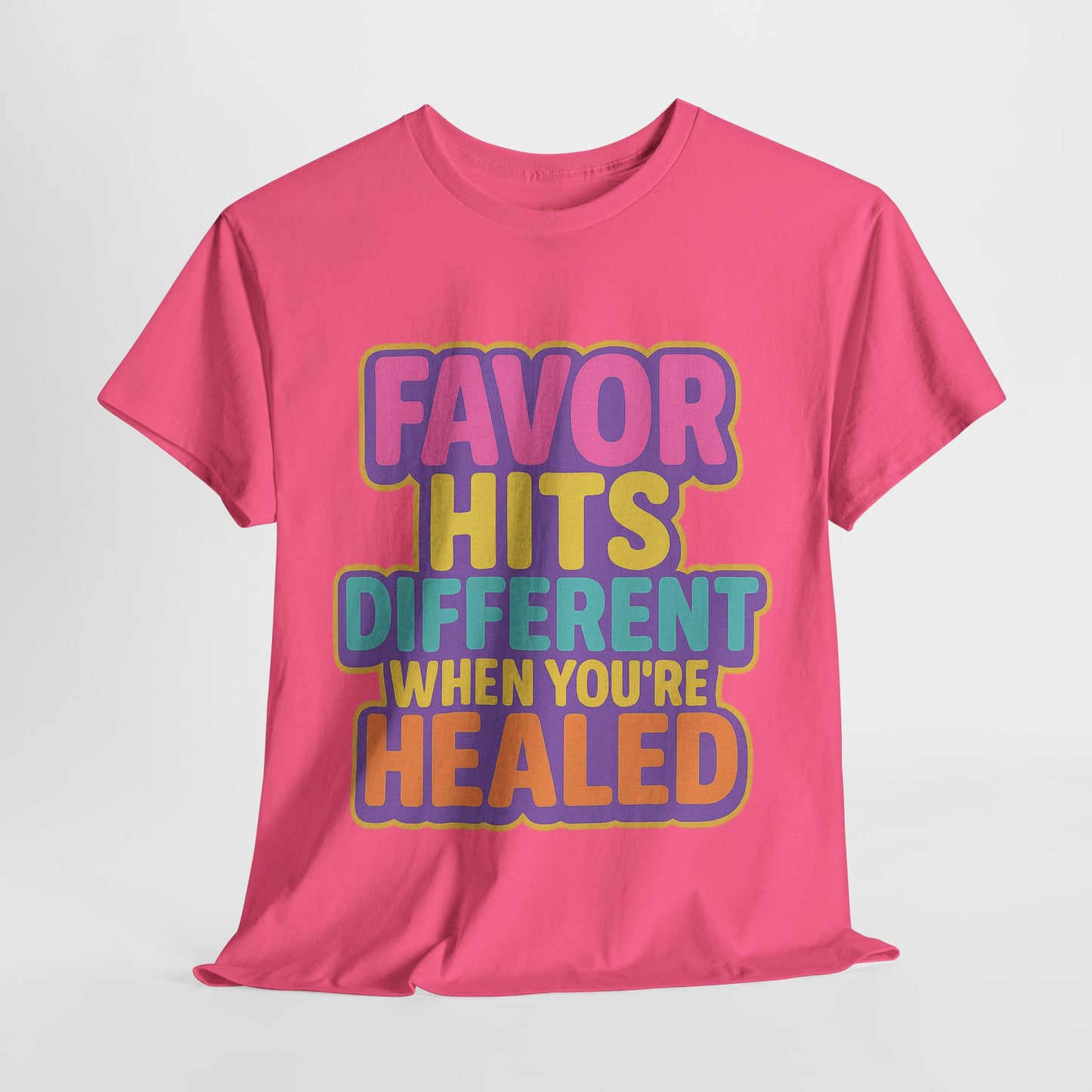 Healing Message Tee, Comfort T-Shirt for Self-Care