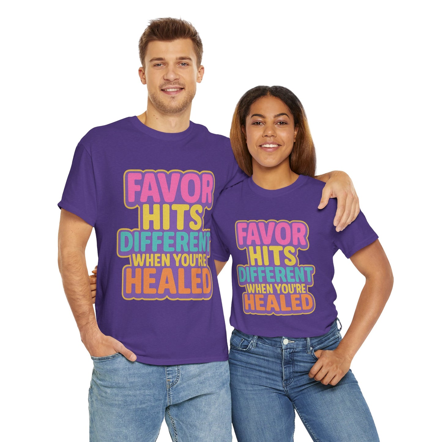 Healing Message Tee, Comfort T-Shirt for Self-Care
