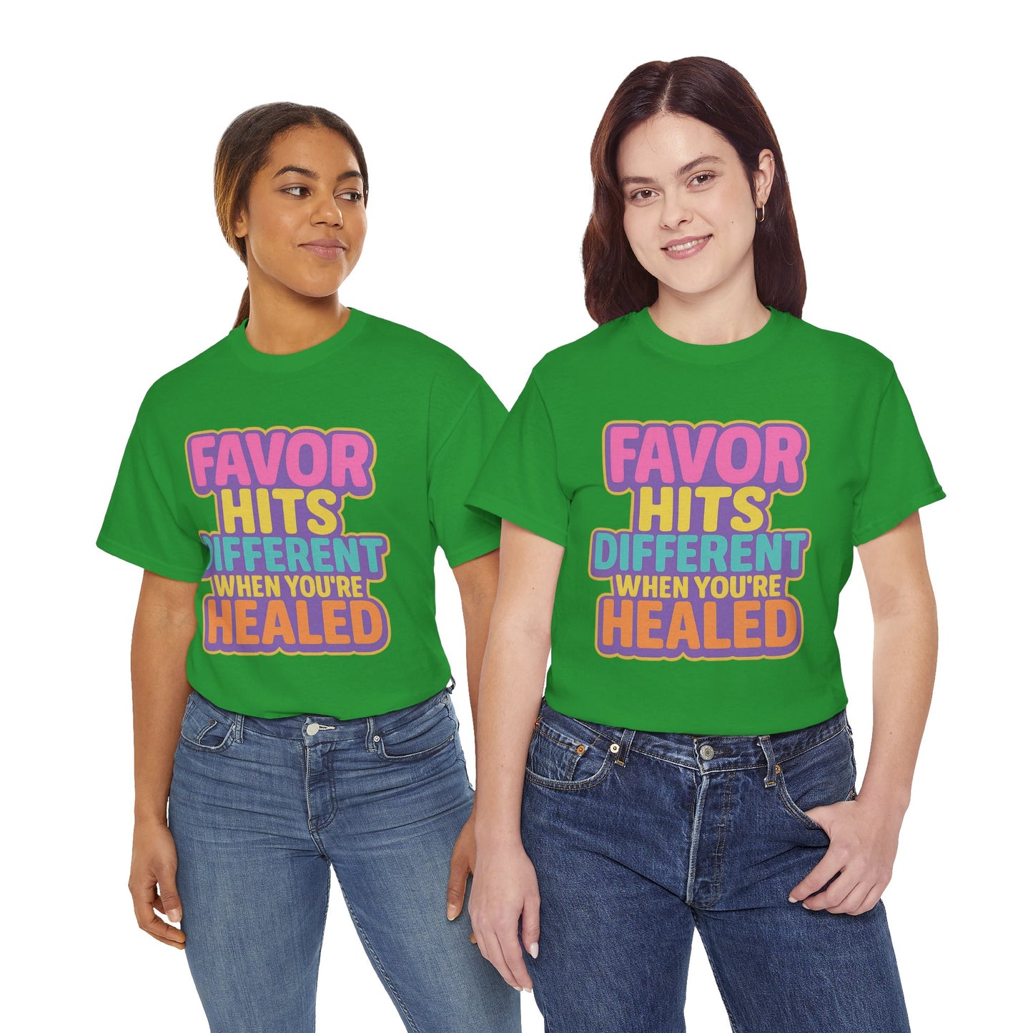 Healing Message Tee, Comfort T-Shirt for Self-Care