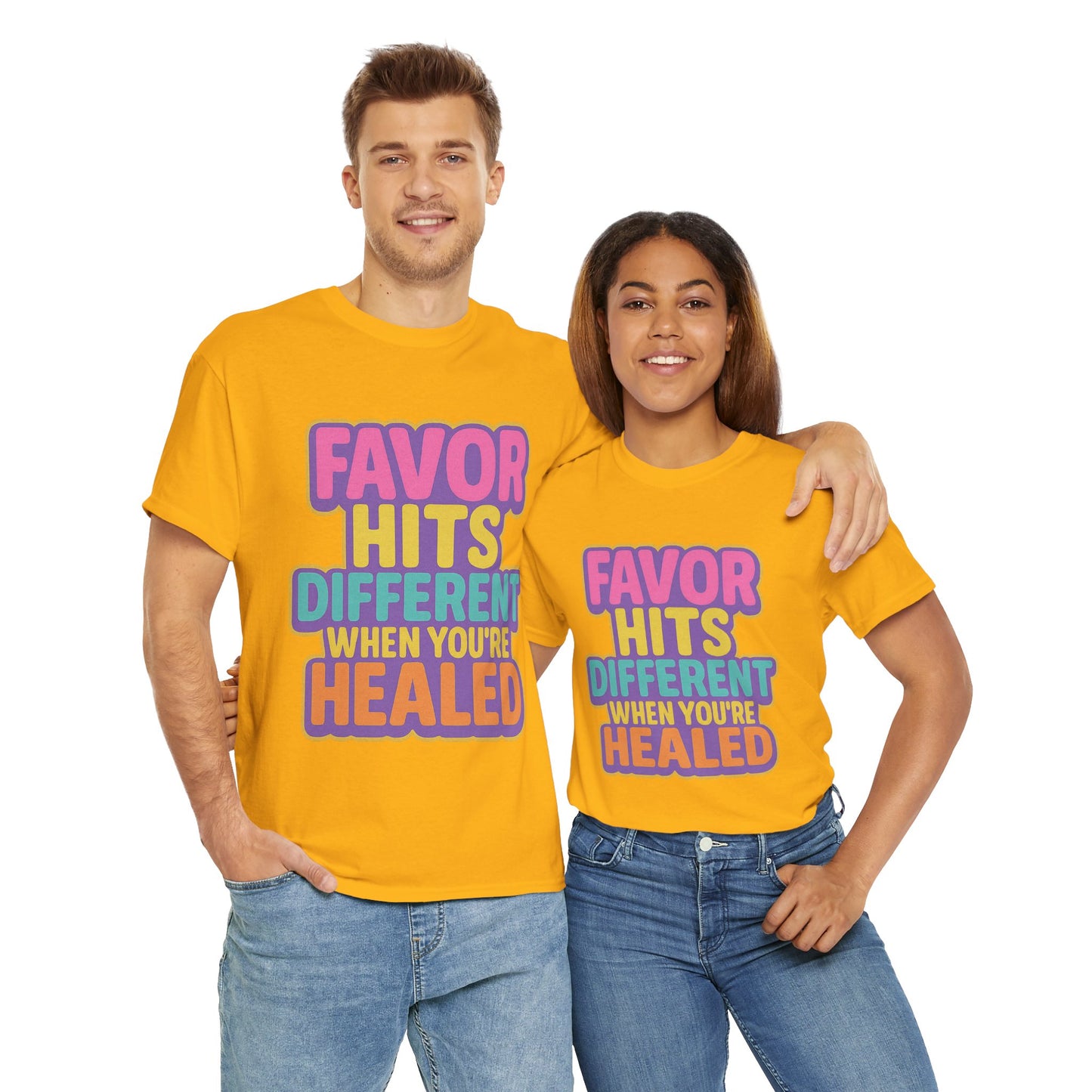 Healing Message Tee, Comfort T-Shirt for Self-Care