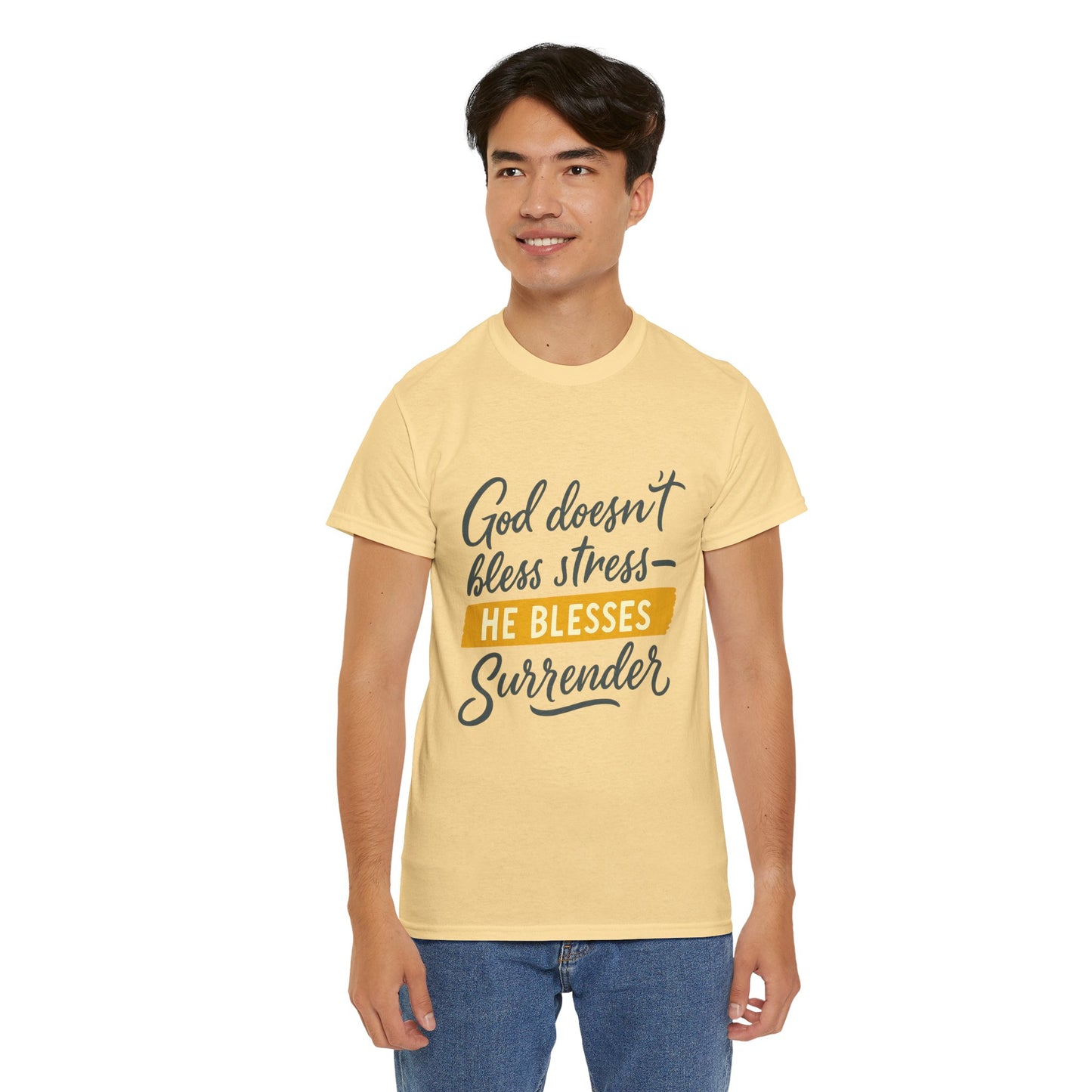 Inspirational Surrender Tee - Christian Gift, Prayer Shirt