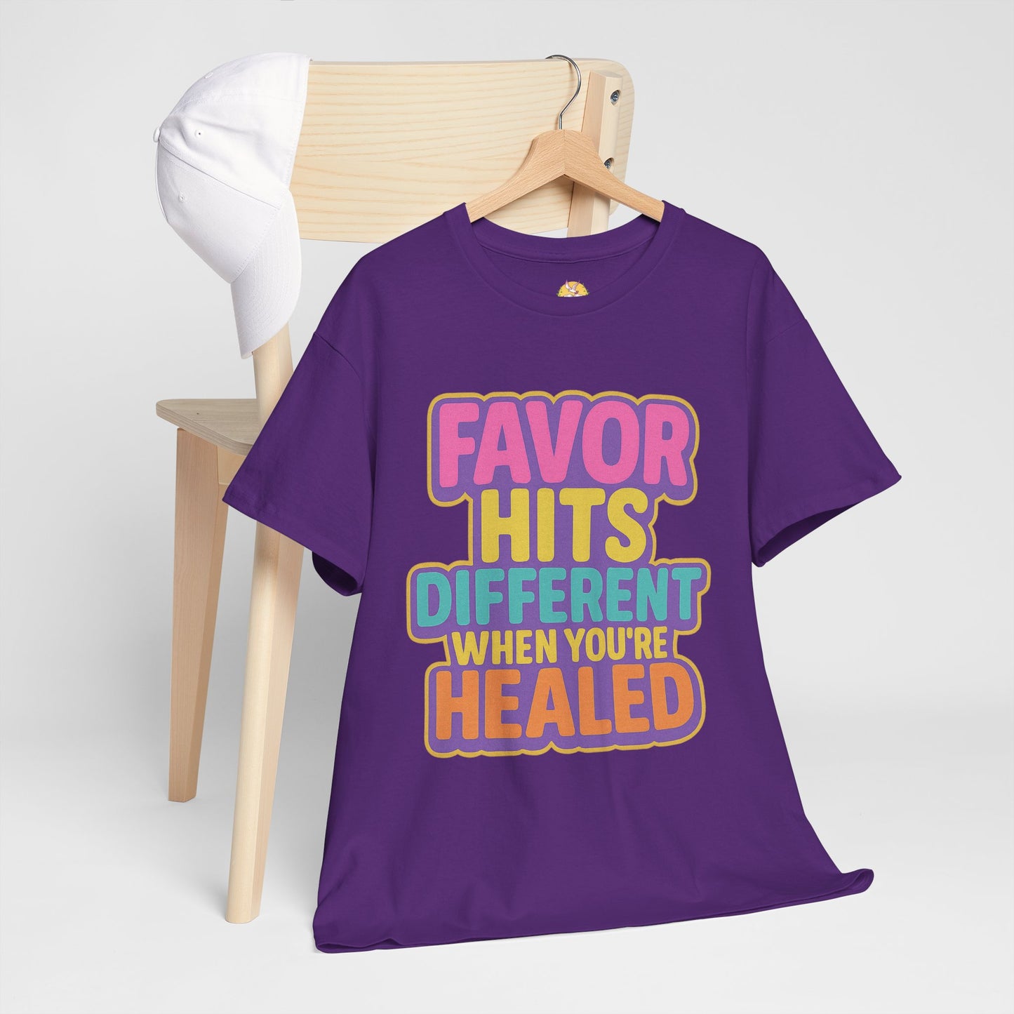 Healing Message Tee, Comfort T-Shirt for Self-Care