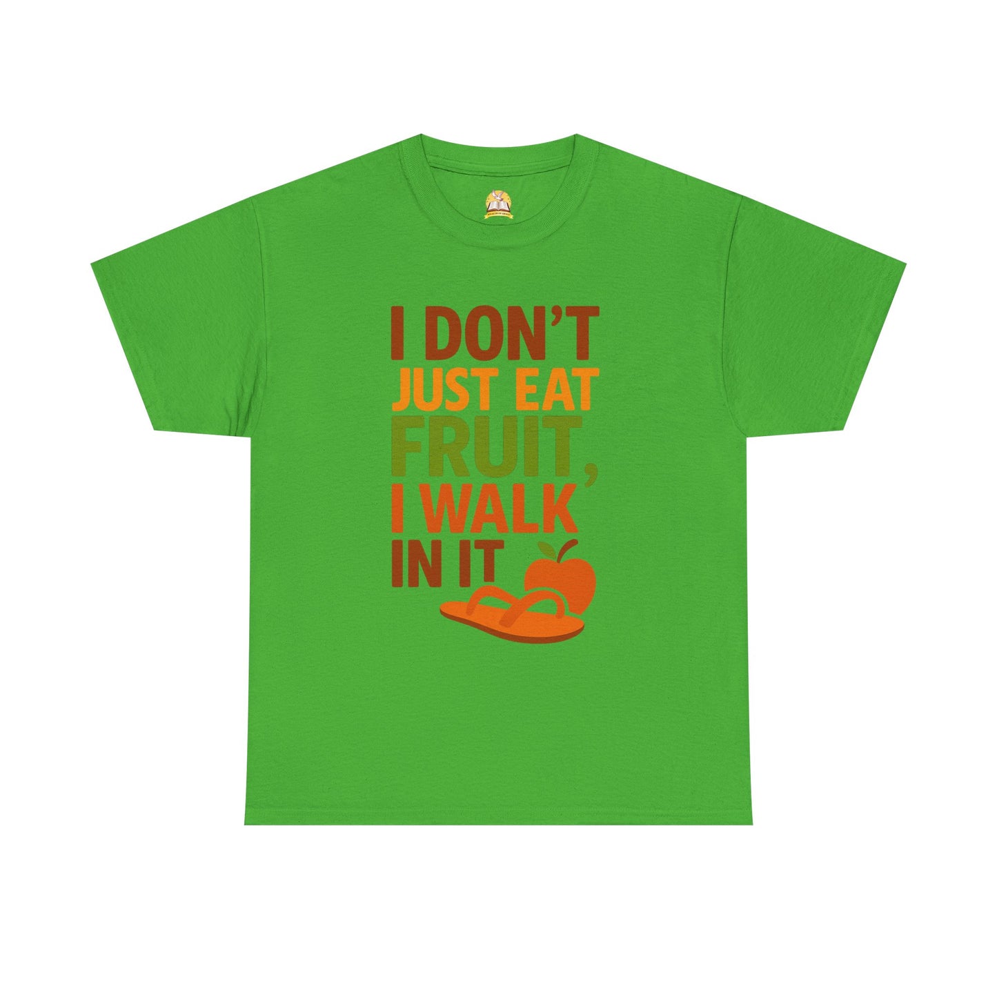 Christian T-Shirt - I walk in God's fruit, Unisex Heavy Cotton Tee