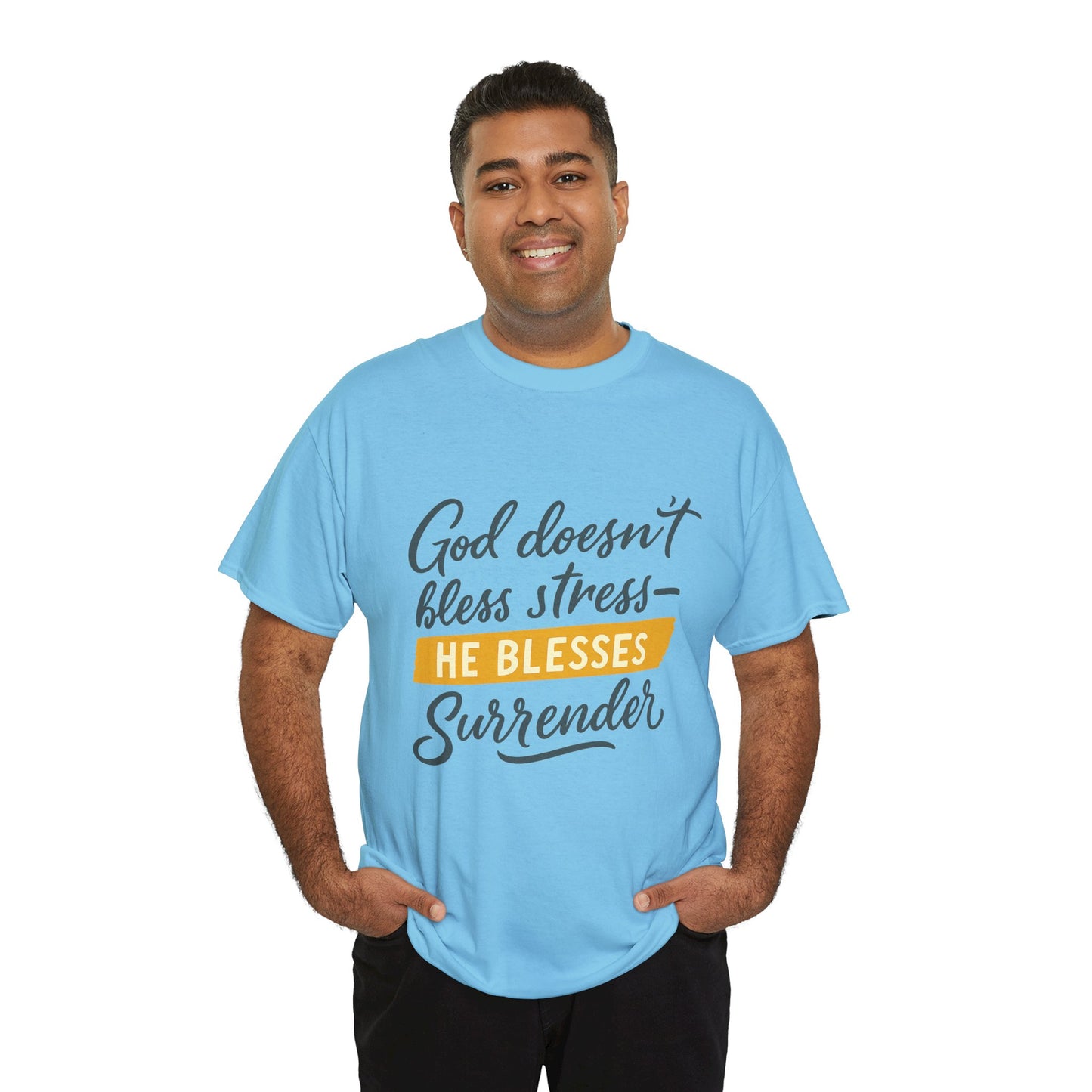 Inspirational Surrender Tee - Christian Gift, Prayer Shirt