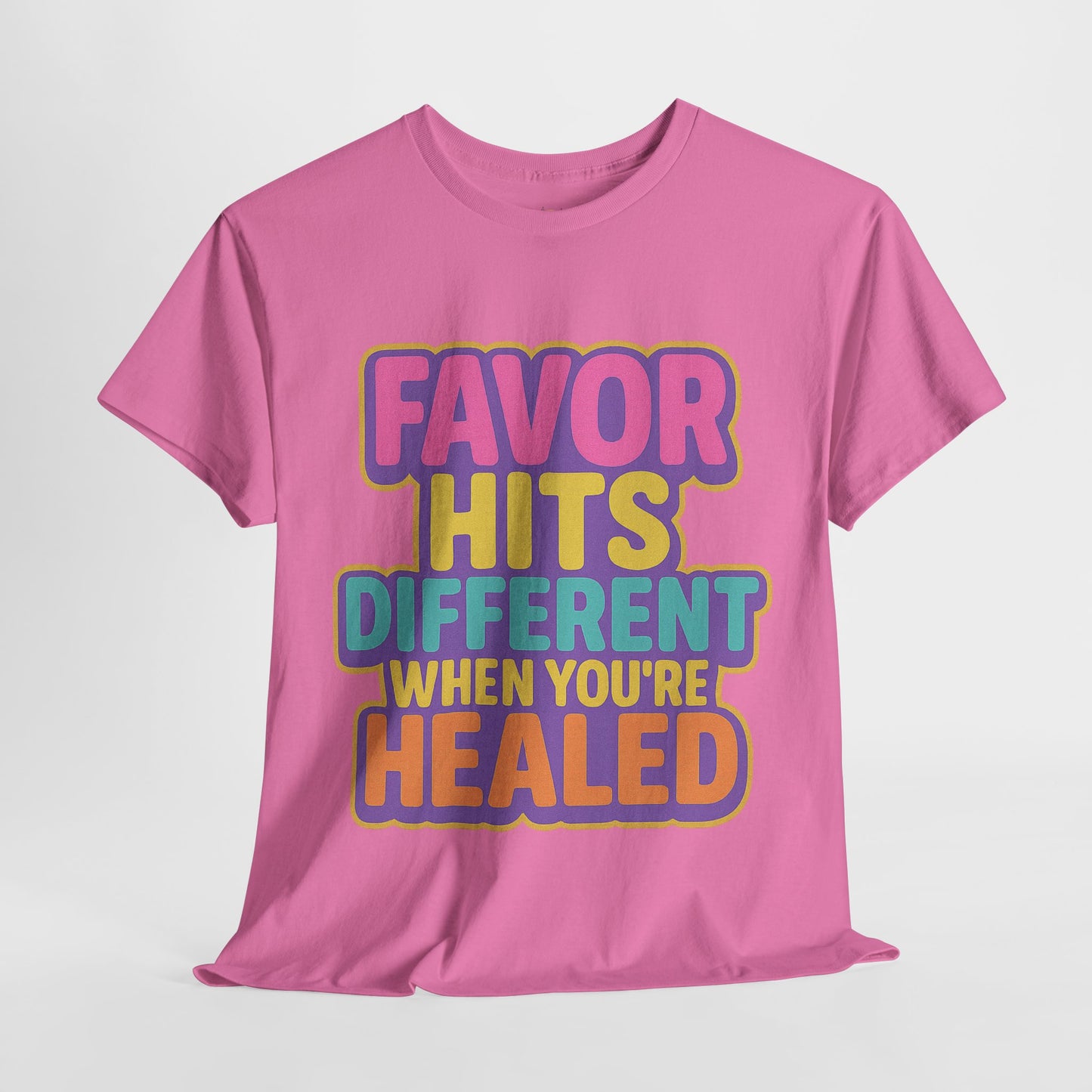 Healing Message Tee, Comfort T-Shirt for Self-Care