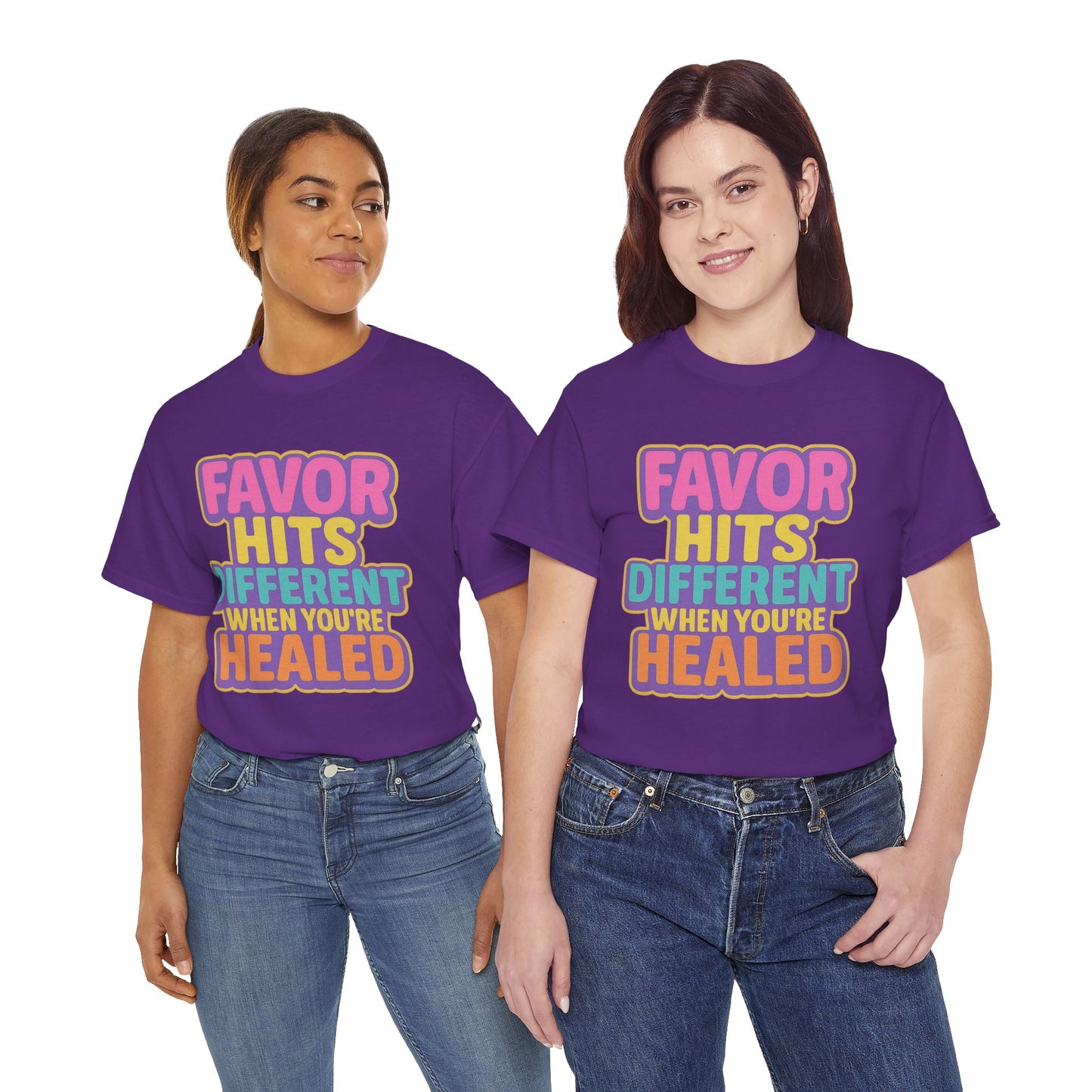 Healing Message Tee, Comfort T-Shirt for Self-Care