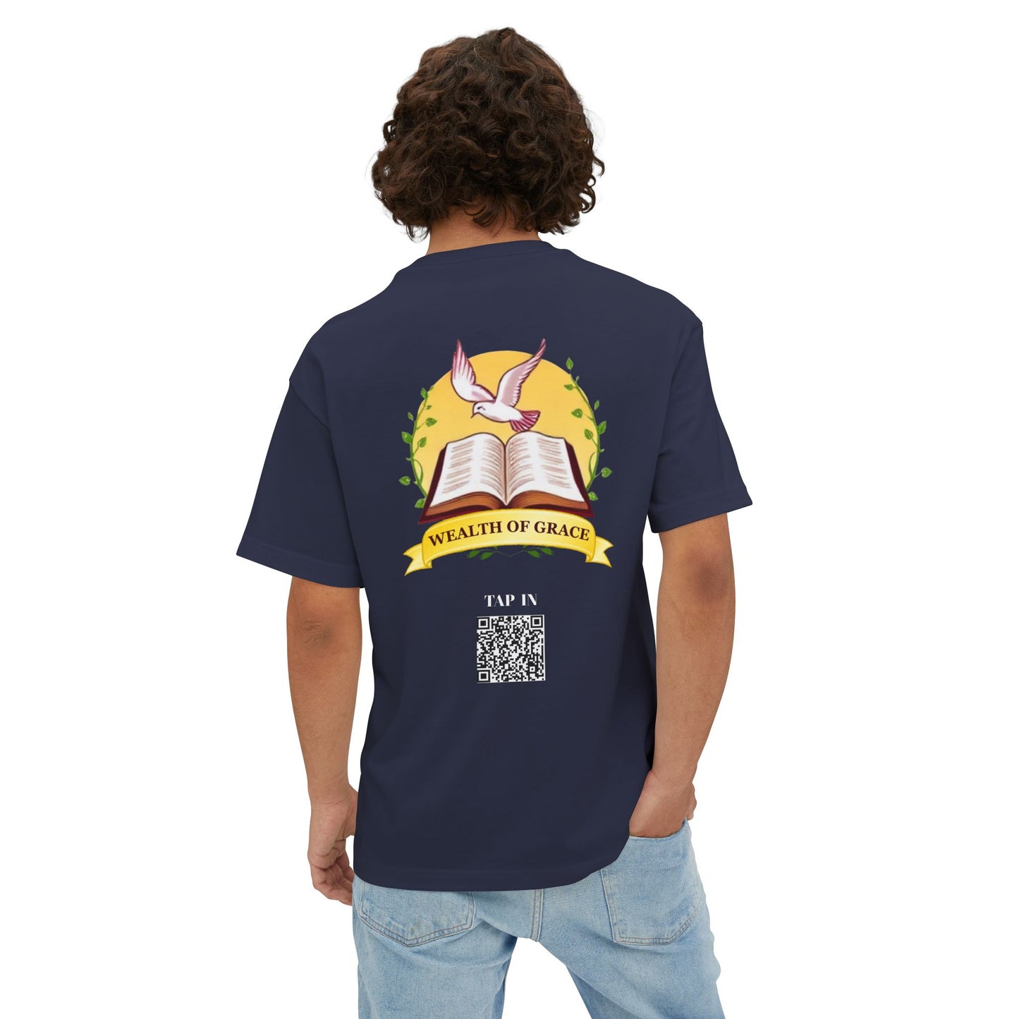 Christian Quote Boxy Tee, Faith-Based T-Shirt