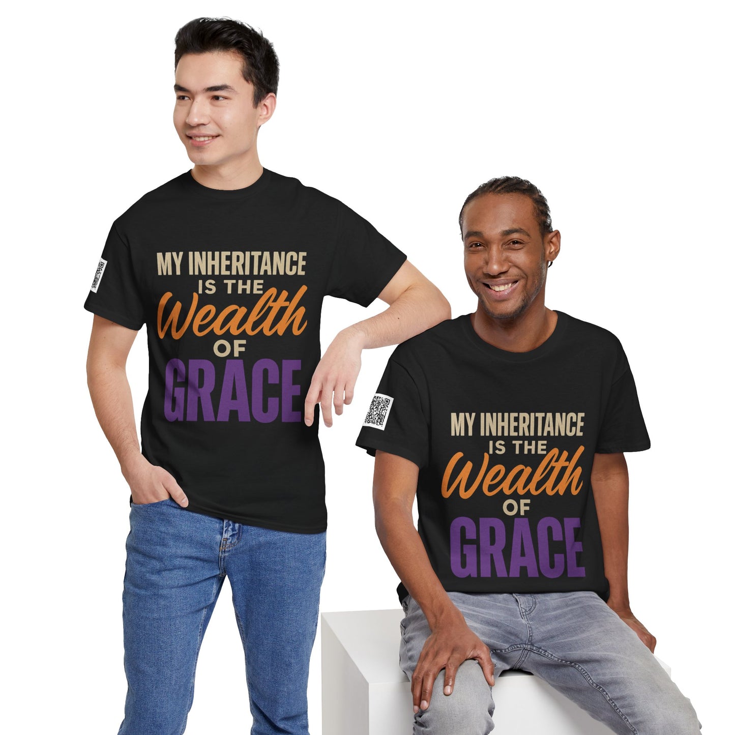 Empowering Message Tee - Inspirational Unisex Heavy Cotton T-Shirt, Motivational Gift, Relaxed Fit Shirt, Casual Wear, Spiritual Apparel