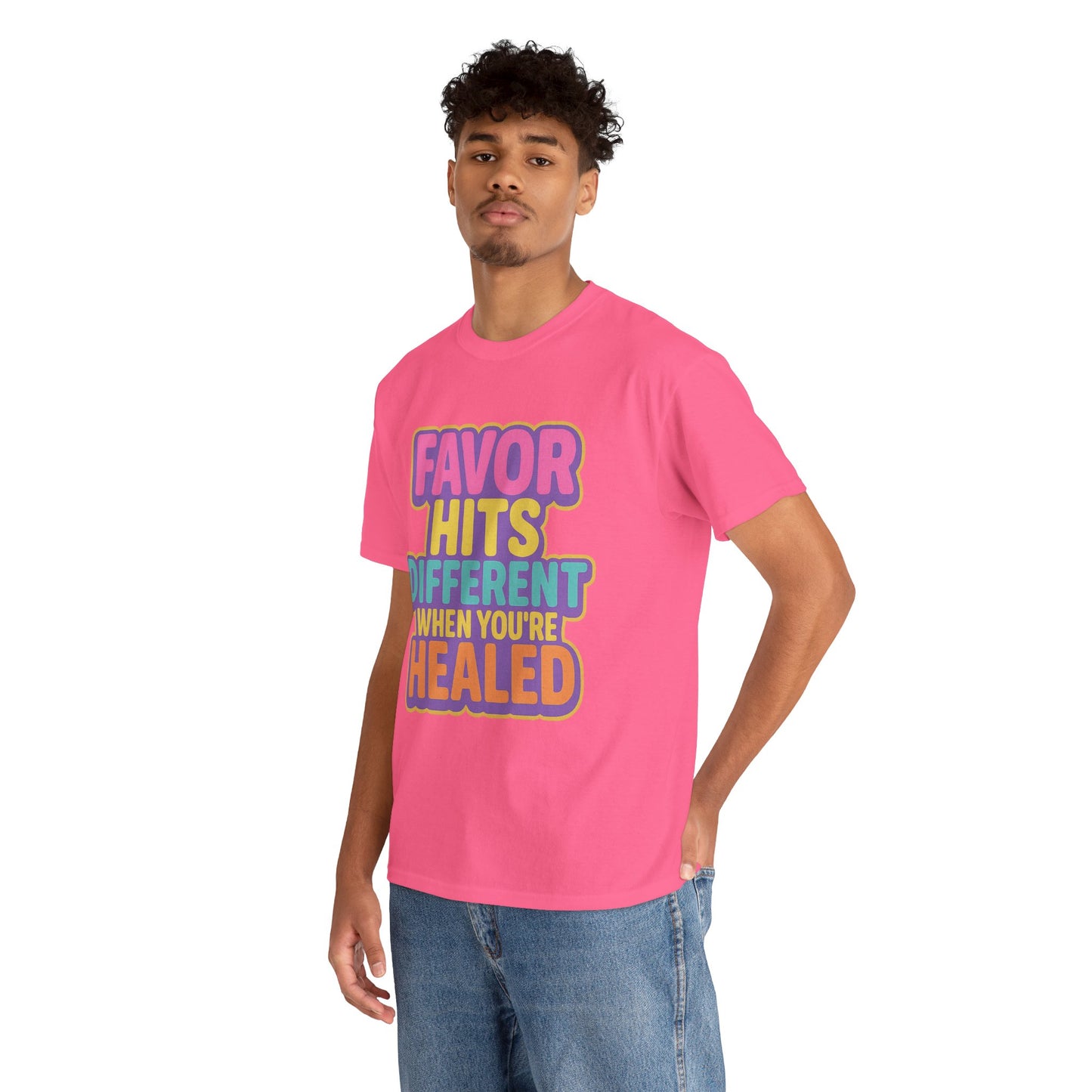 Healing Message Tee, Comfort T-Shirt for Self-Care