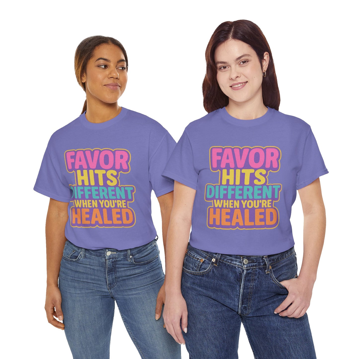 Healing Message Tee, Comfort T-Shirt for Self-Care
