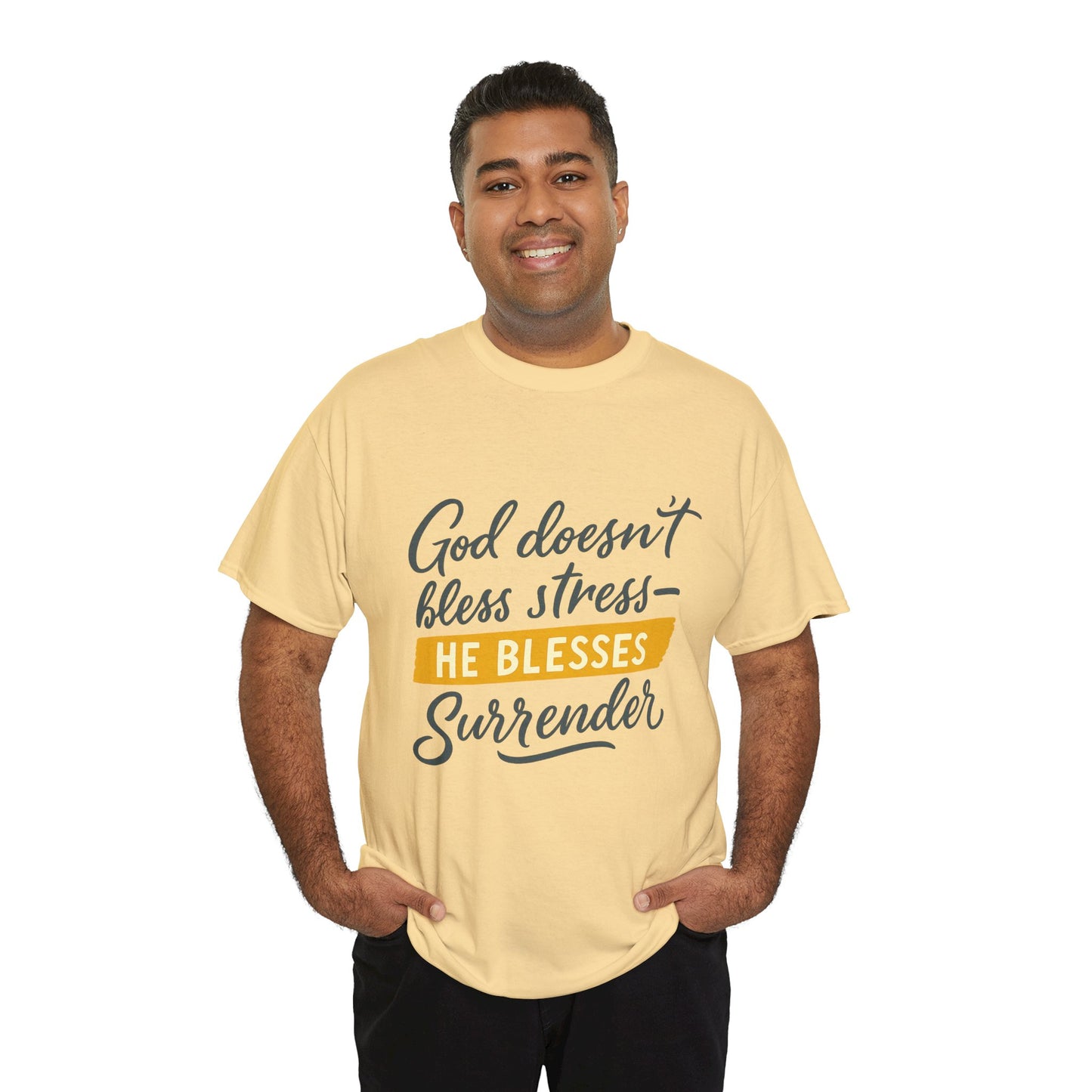 Inspirational Surrender Tee - Christian Gift, Prayer Shirt