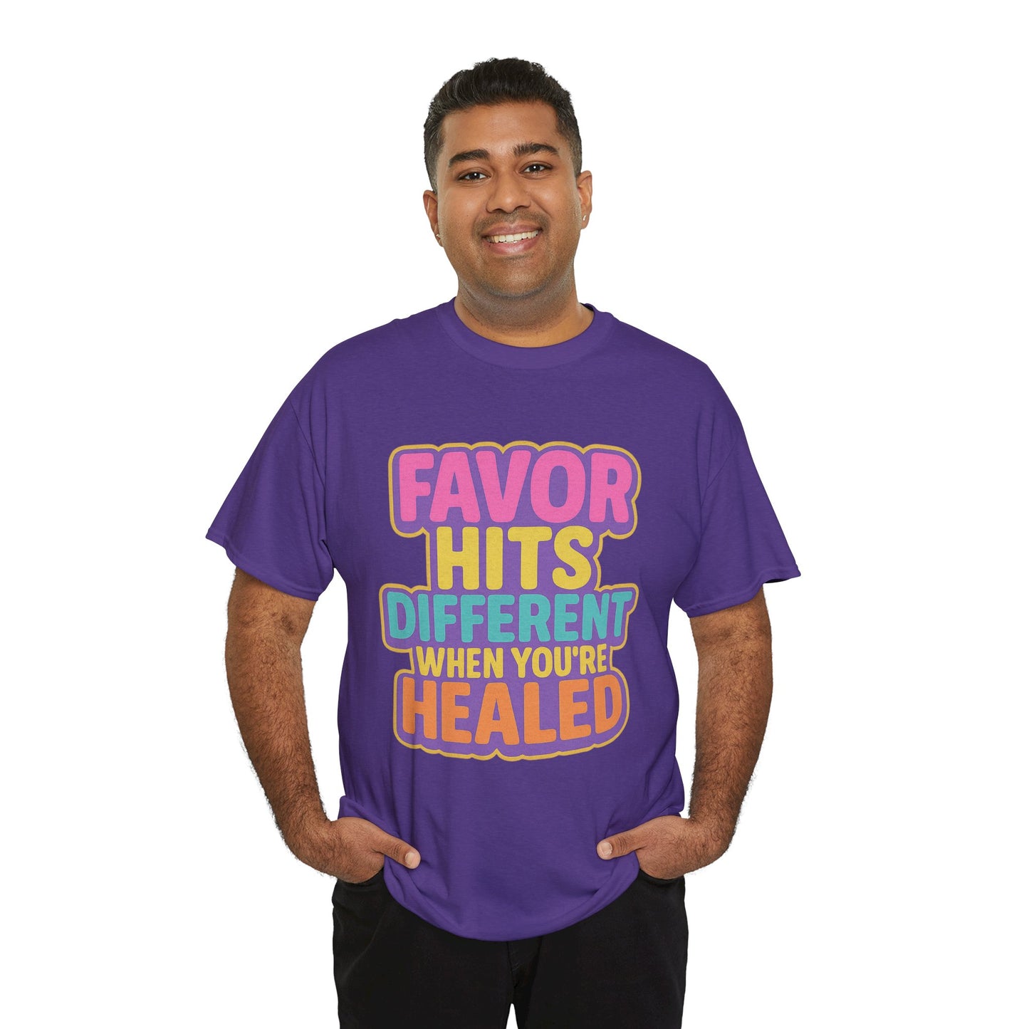 Healing Message Tee, Comfort T-Shirt for Self-Care