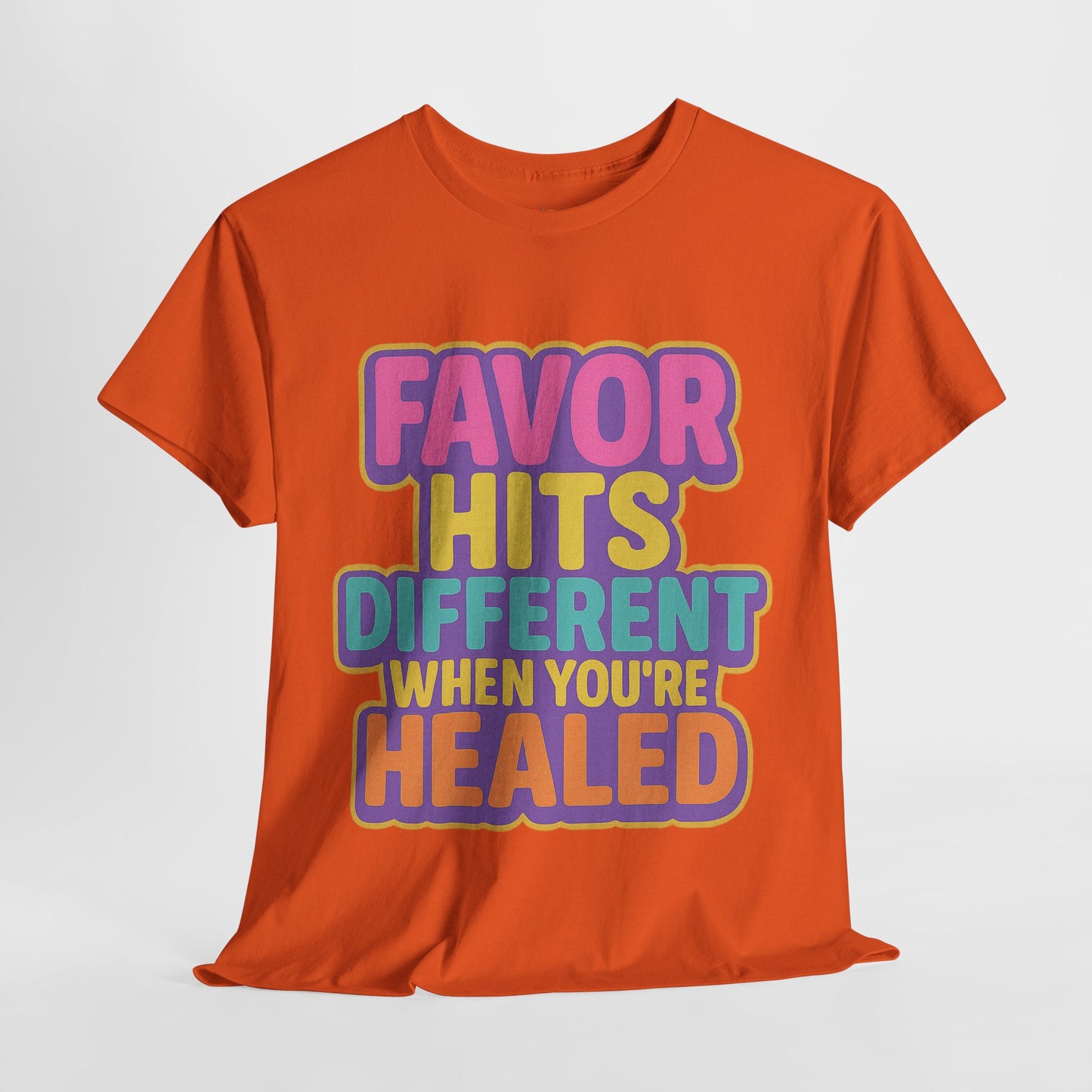 Healing Message Tee, Comfort T-Shirt for Self-Care