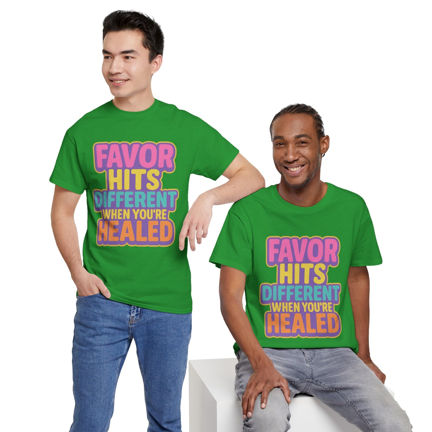 Healing Message Tee, Comfort T-Shirt for Self-Care