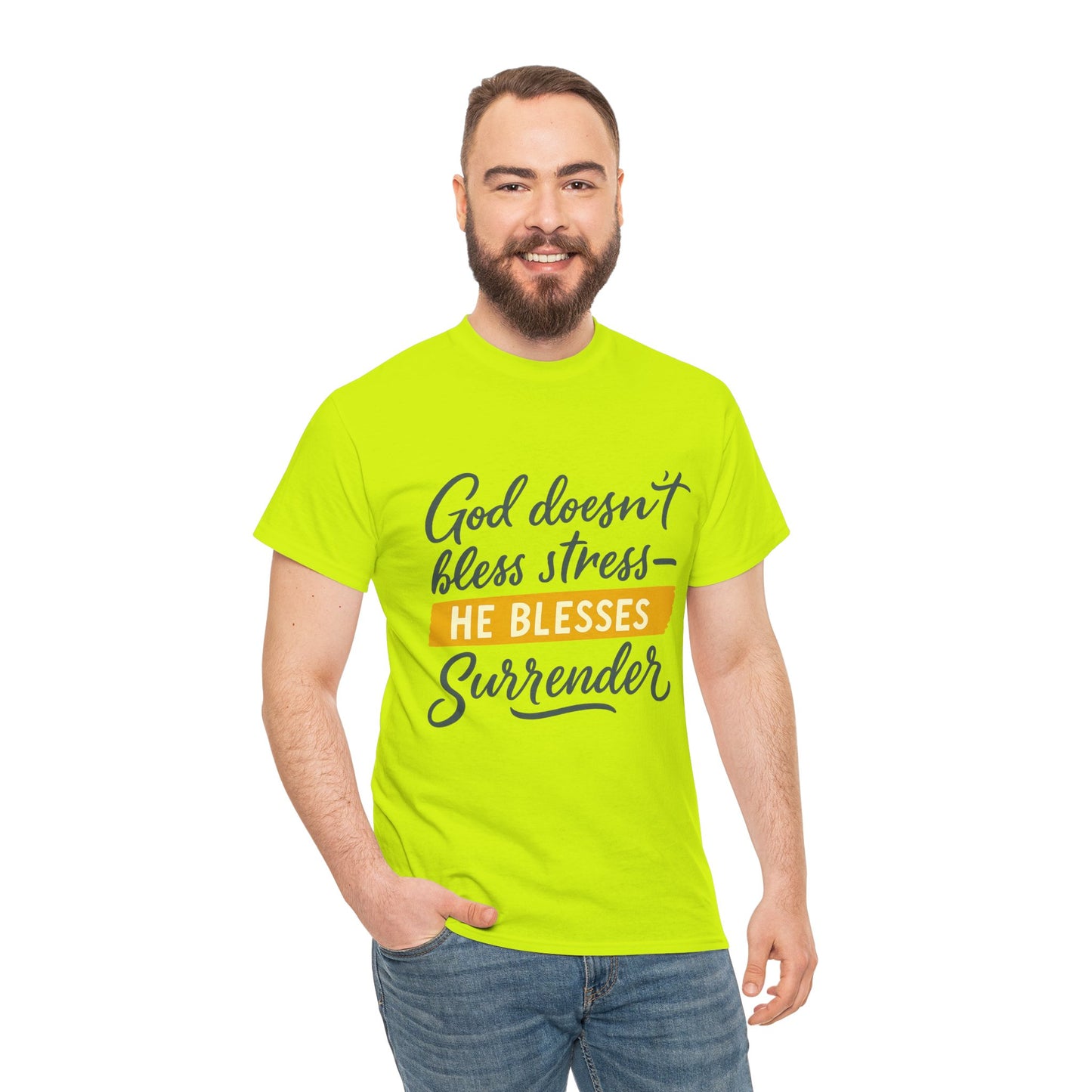 Inspirational Surrender Tee - Christian Gift, Prayer Shirt
