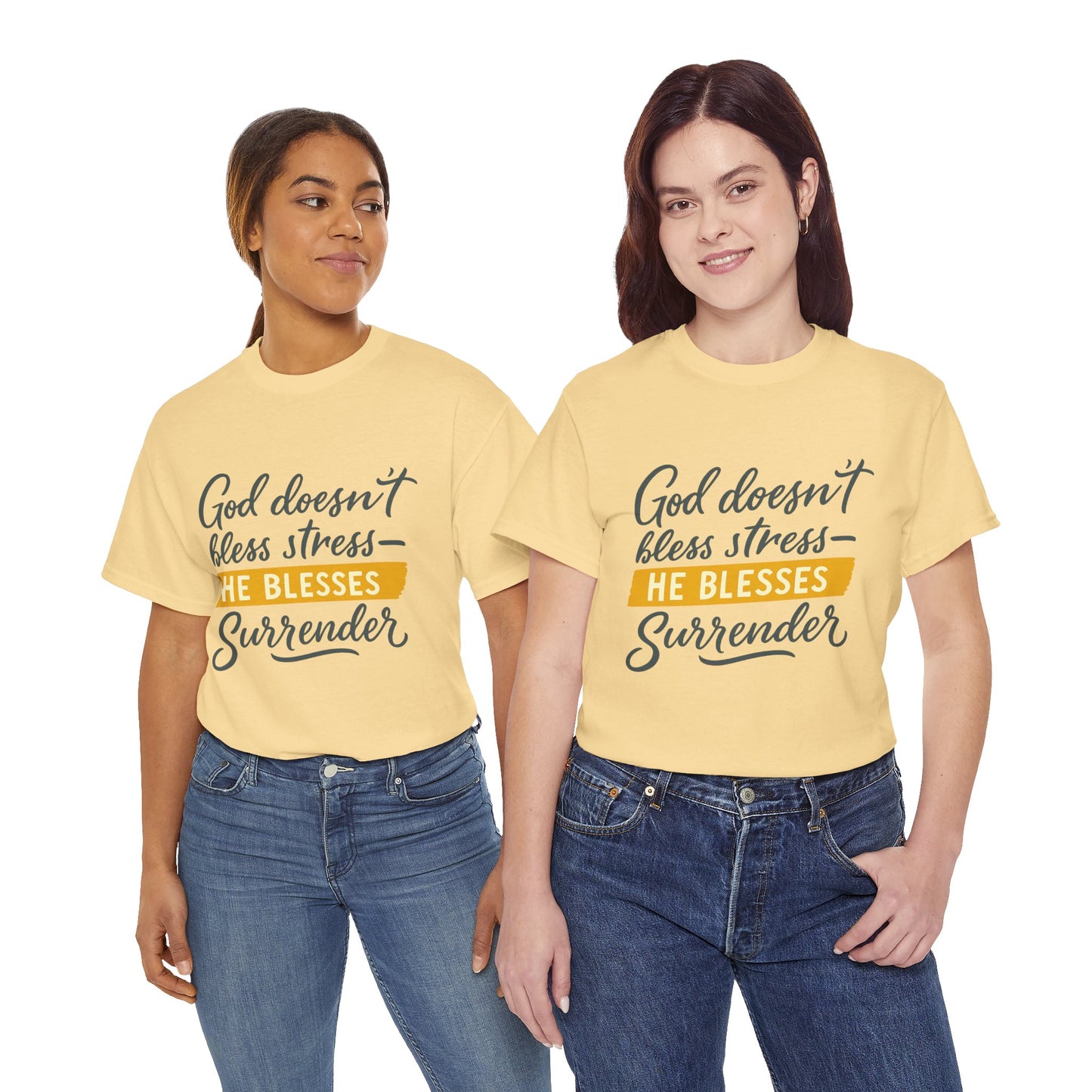 Inspirational Surrender Tee - Christian Gift, Prayer Shirt