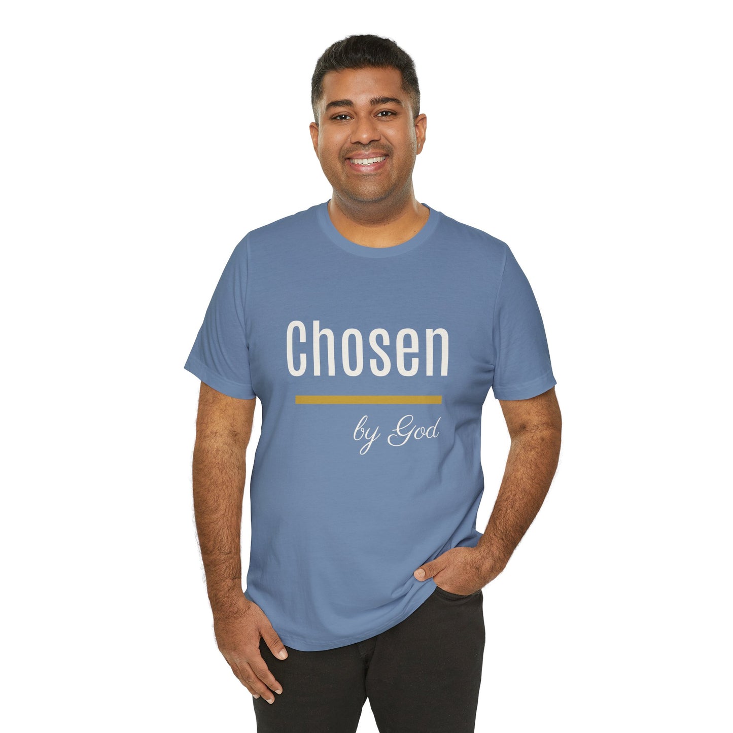 Chosen by God Shirt | Christian T-Shirt for Women | Faith Based Tee | Inspirational Christian Gift | Bella Canvas Unisex Tee
