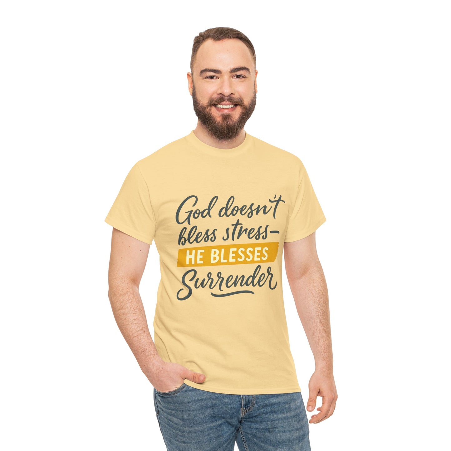 Inspirational Surrender Tee - Christian Gift, Prayer Shirt