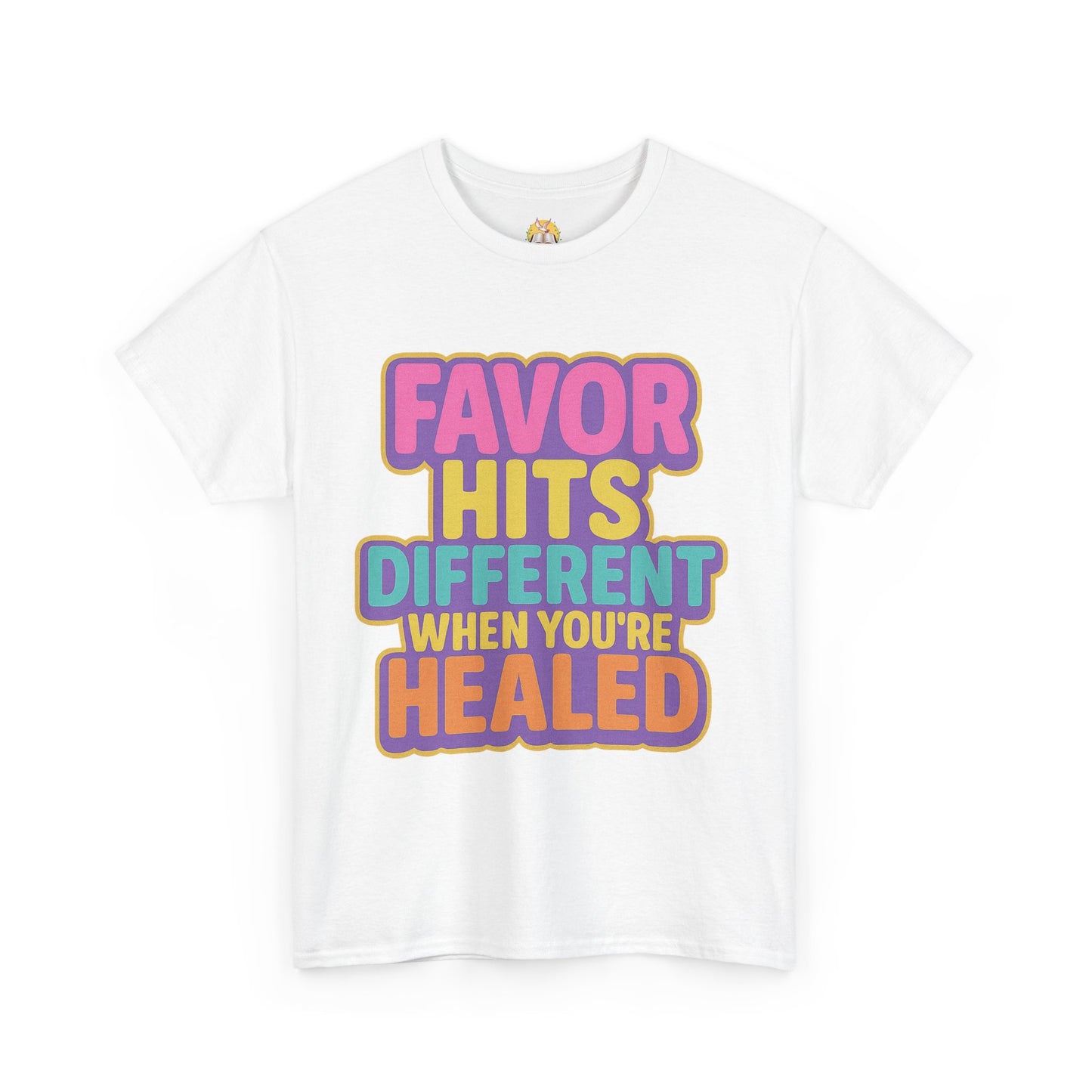 Healing Message Tee, Comfort T-Shirt for Self-Care