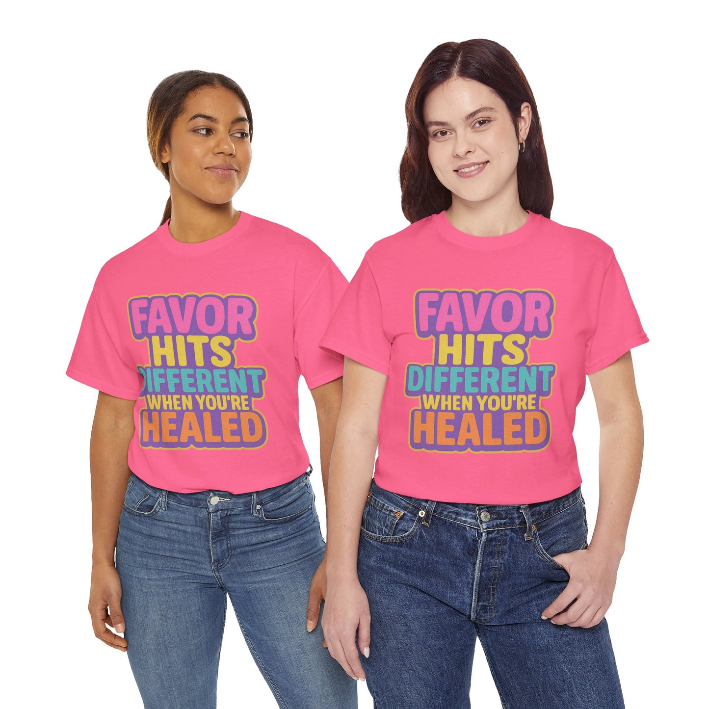 Healing Message Tee, Comfort T-Shirt for Self-Care