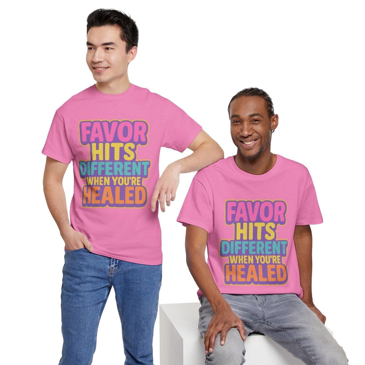 Healing Message Tee, Comfort T-Shirt for Self-Care