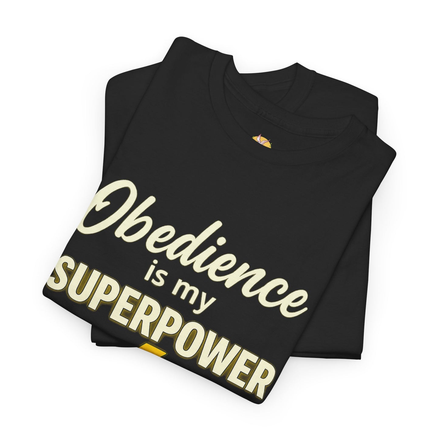 Obedience is My Superpower Tee, Inspirational T-Shirt, Faith-Based Cotton Tee, Perfect Gift for Graduations, Everyday Casual Wear