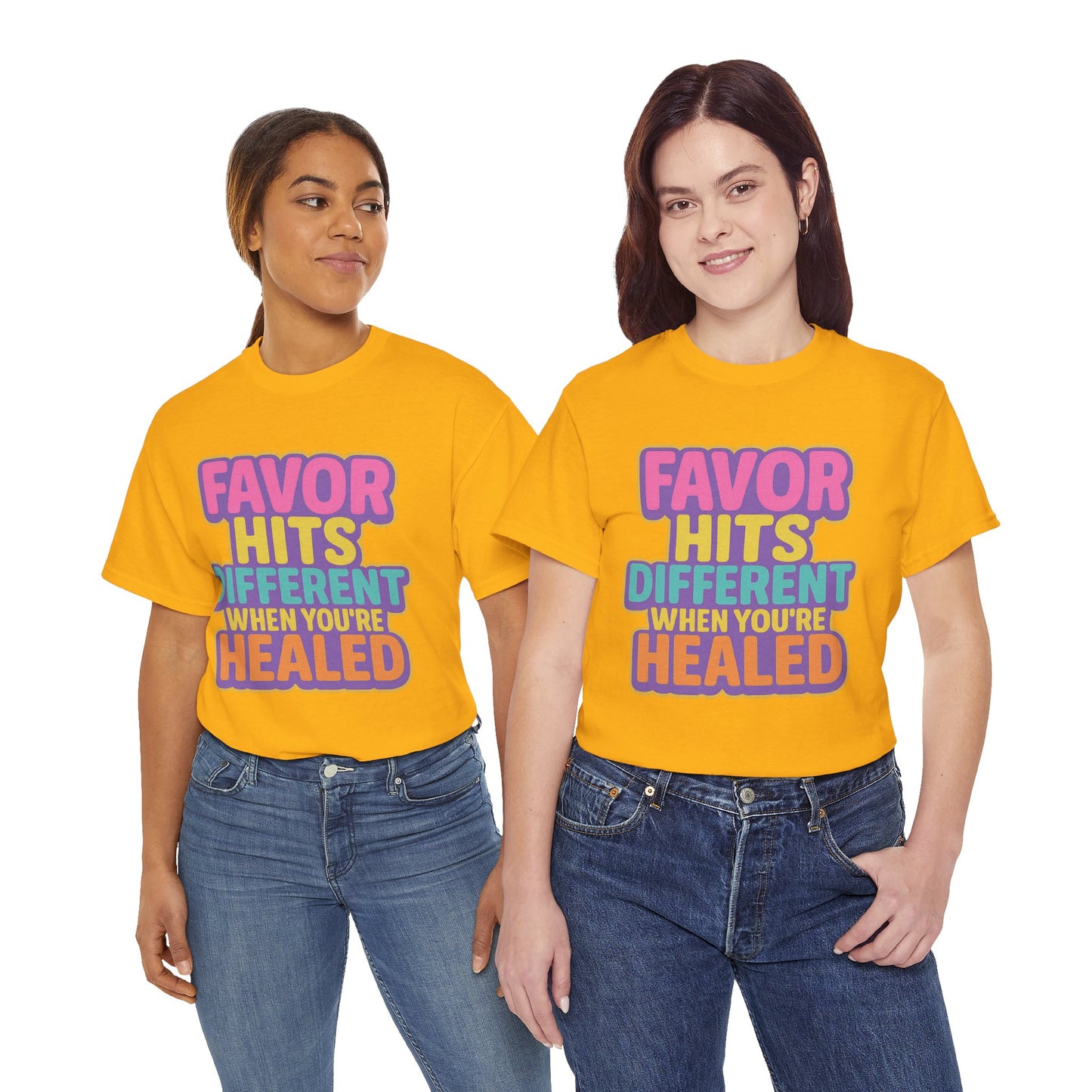 Healing Message Tee, Comfort T-Shirt for Self-Care