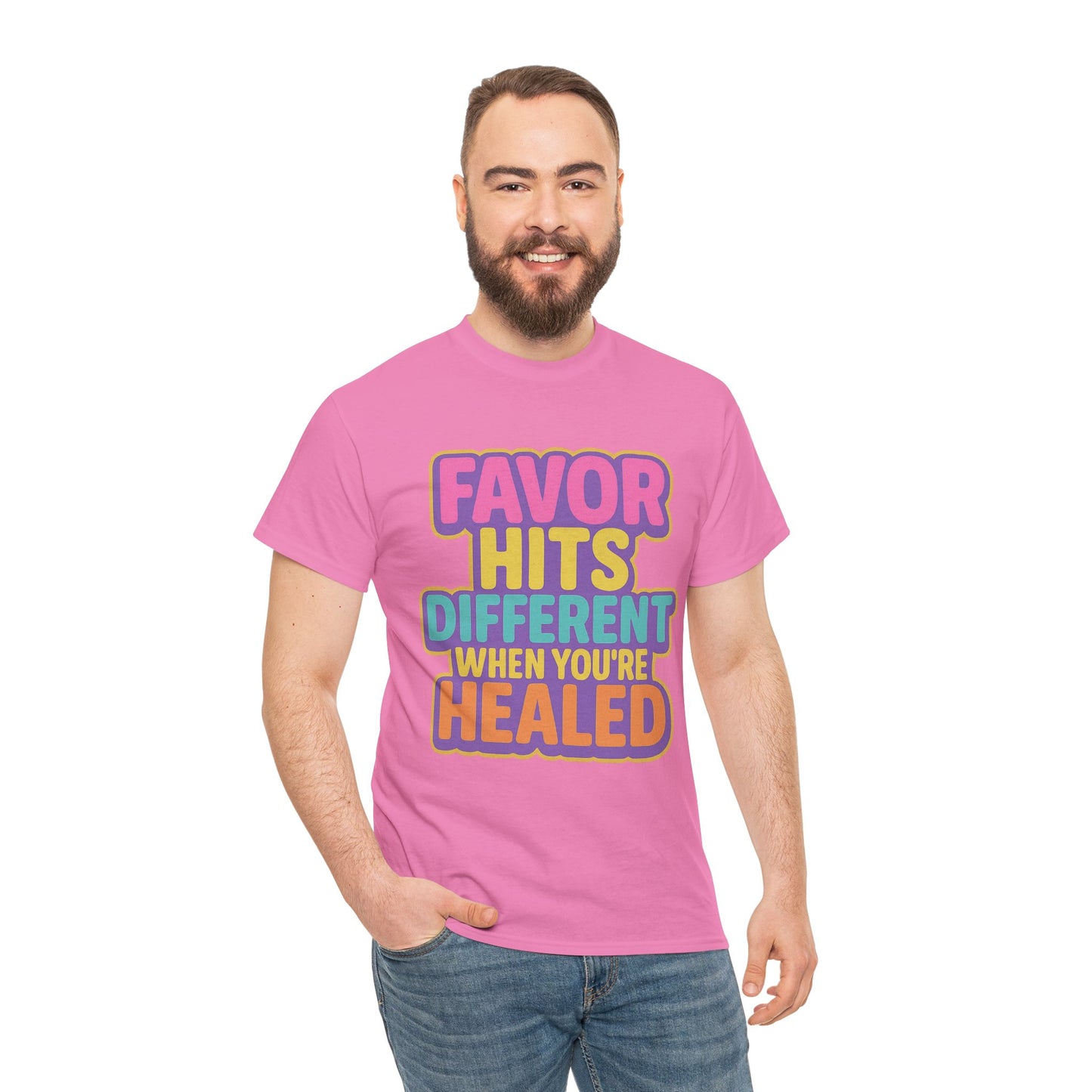 Healing Message Tee, Comfort T-Shirt for Self-Care