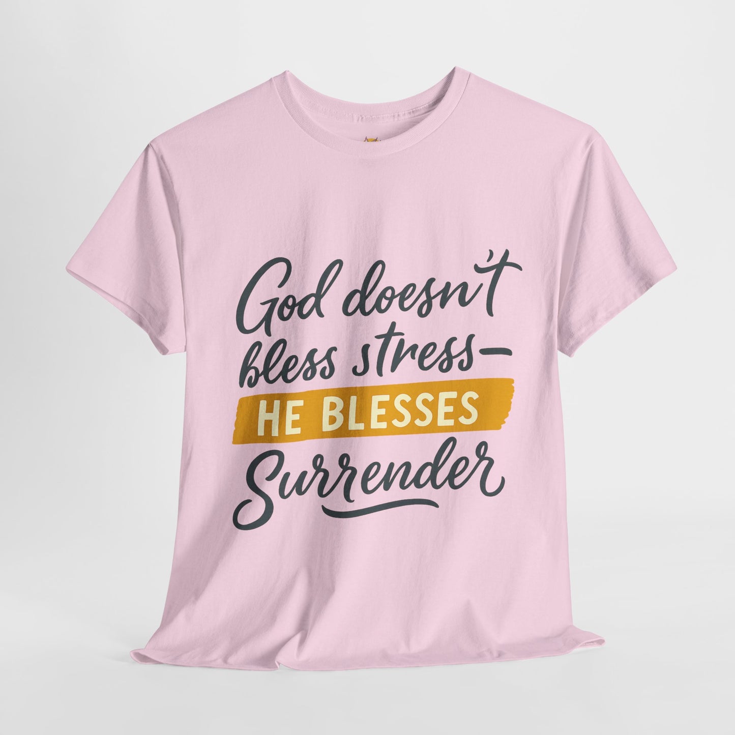 Inspirational Surrender Tee - Christian Gift, Prayer Shirt