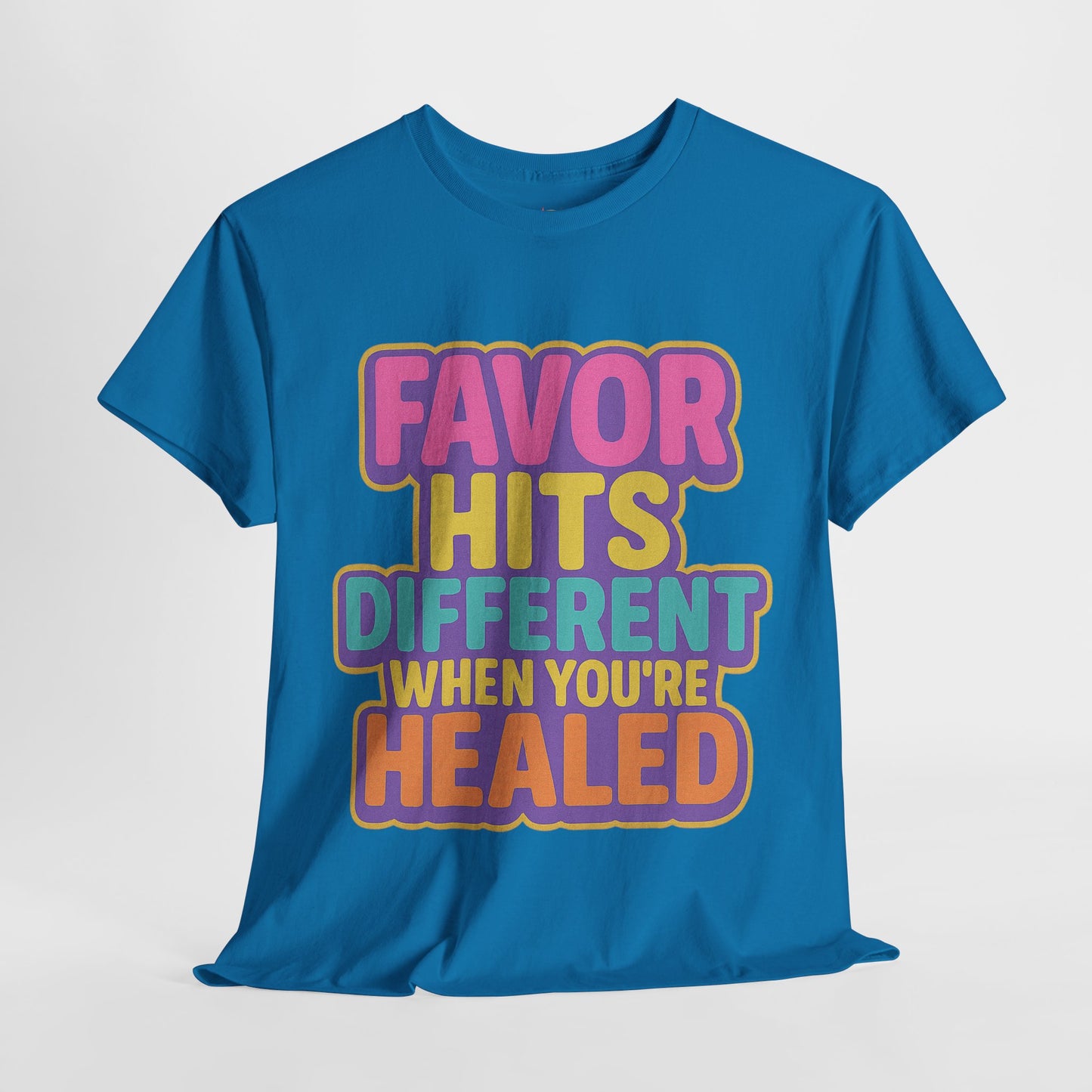 Healing Message Tee, Comfort T-Shirt for Self-Care