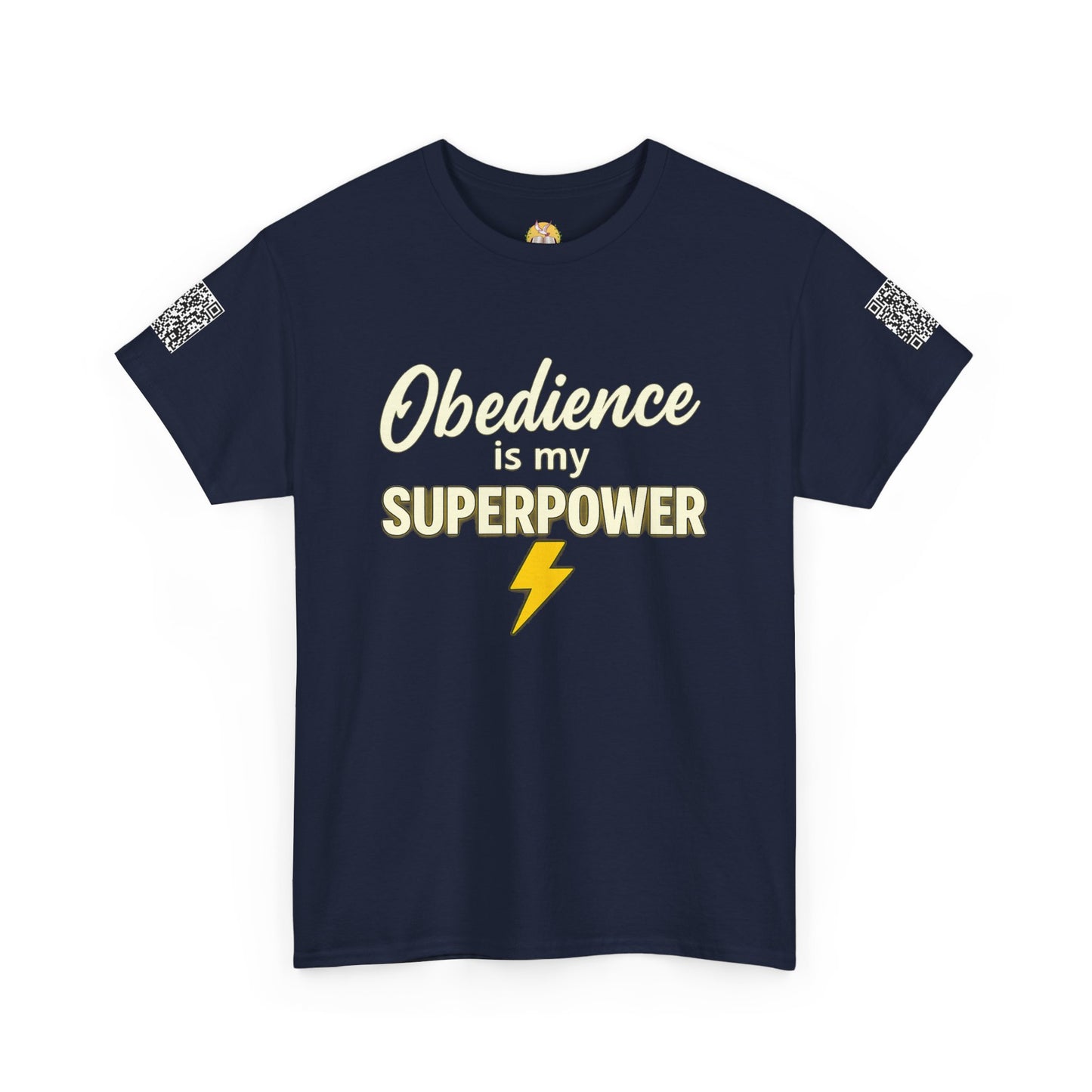 Obedience is My Superpower Tee, Inspirational T-Shirt, Faith-Based Cotton Tee, Perfect Gift for Graduations, Everyday Casual Wear