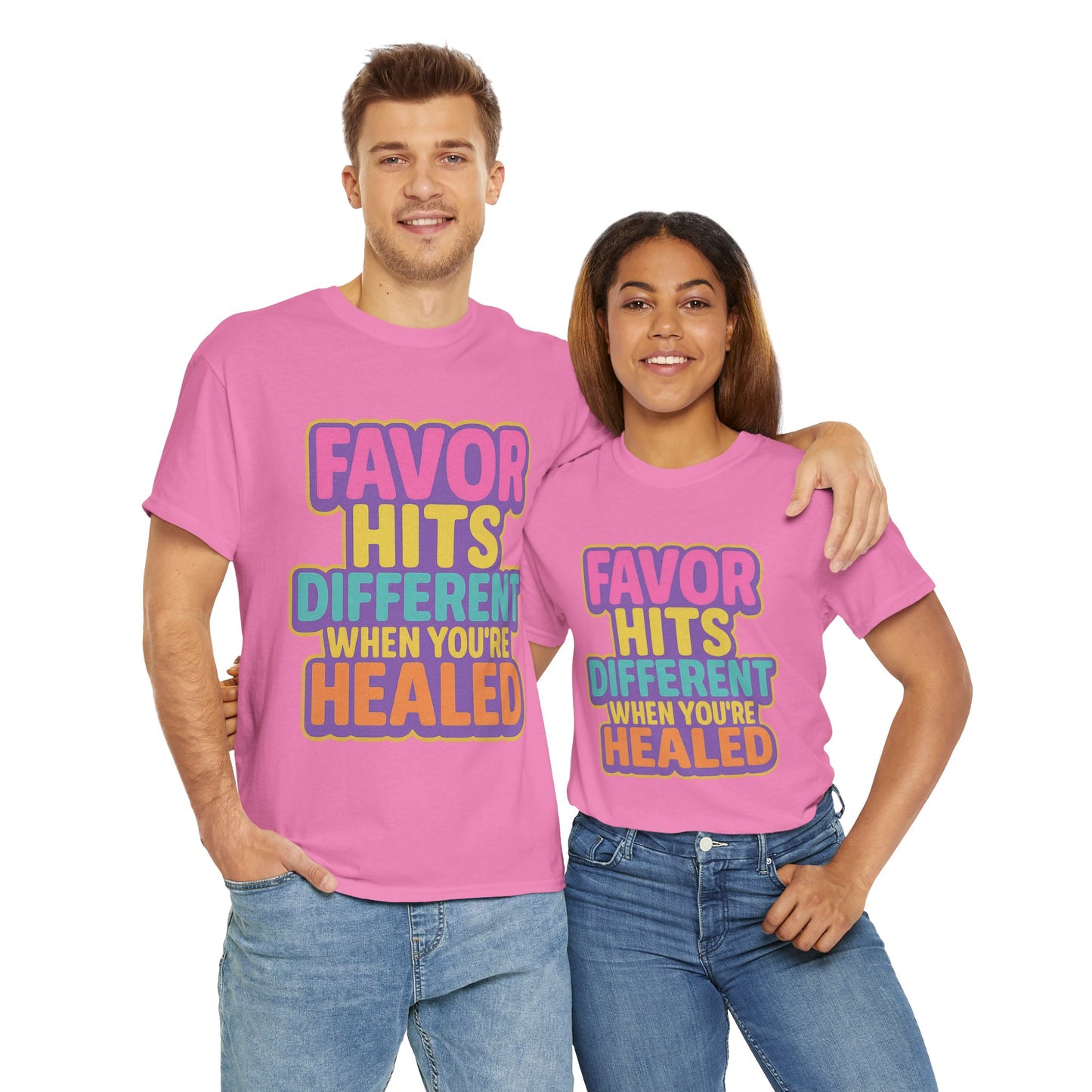 Healing Message Tee, Comfort T-Shirt for Self-Care