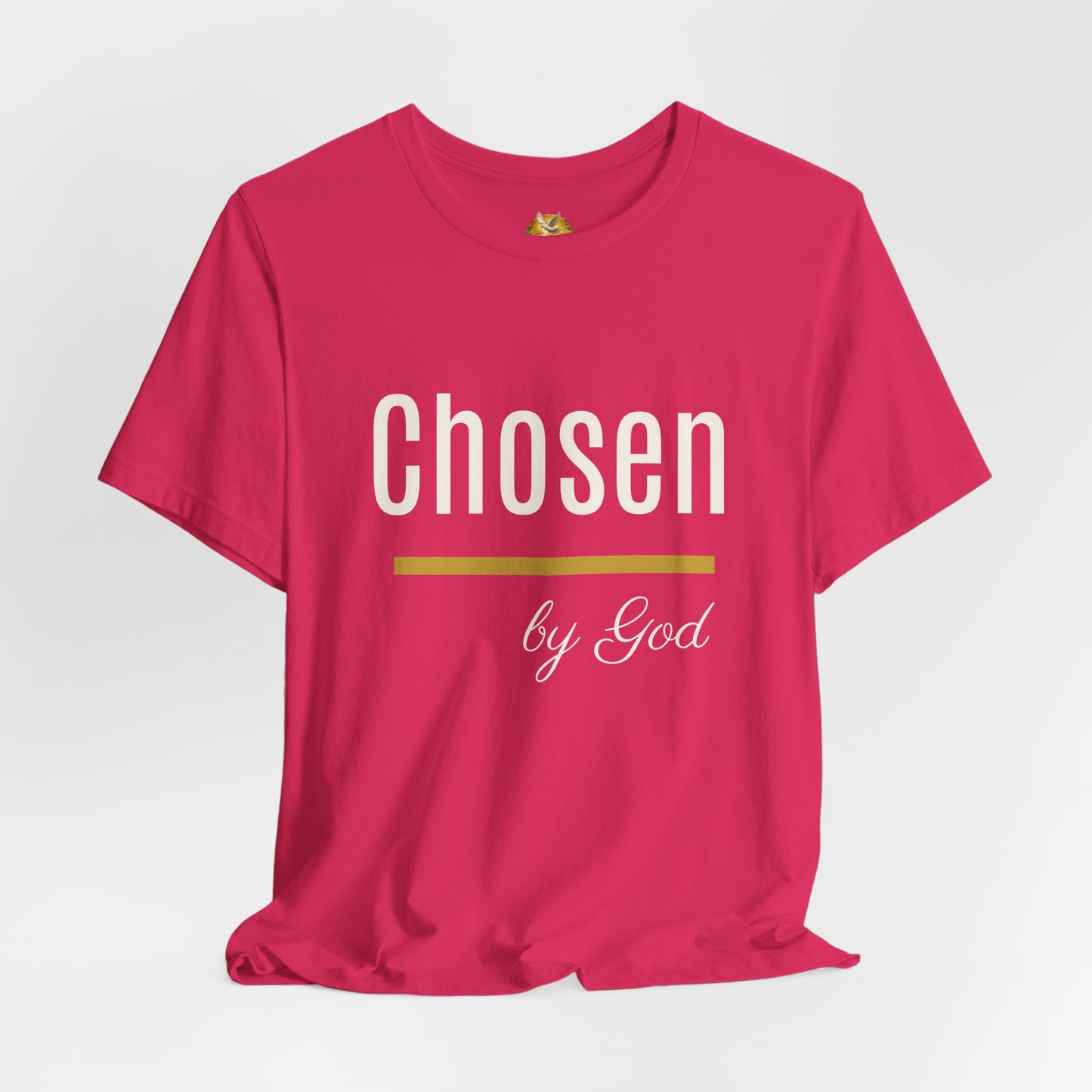 Chosen by God Shirt | Christian T-Shirt for Women | Faith Based Tee | Inspirational Christian Gift | Bella Canvas Unisex Tee