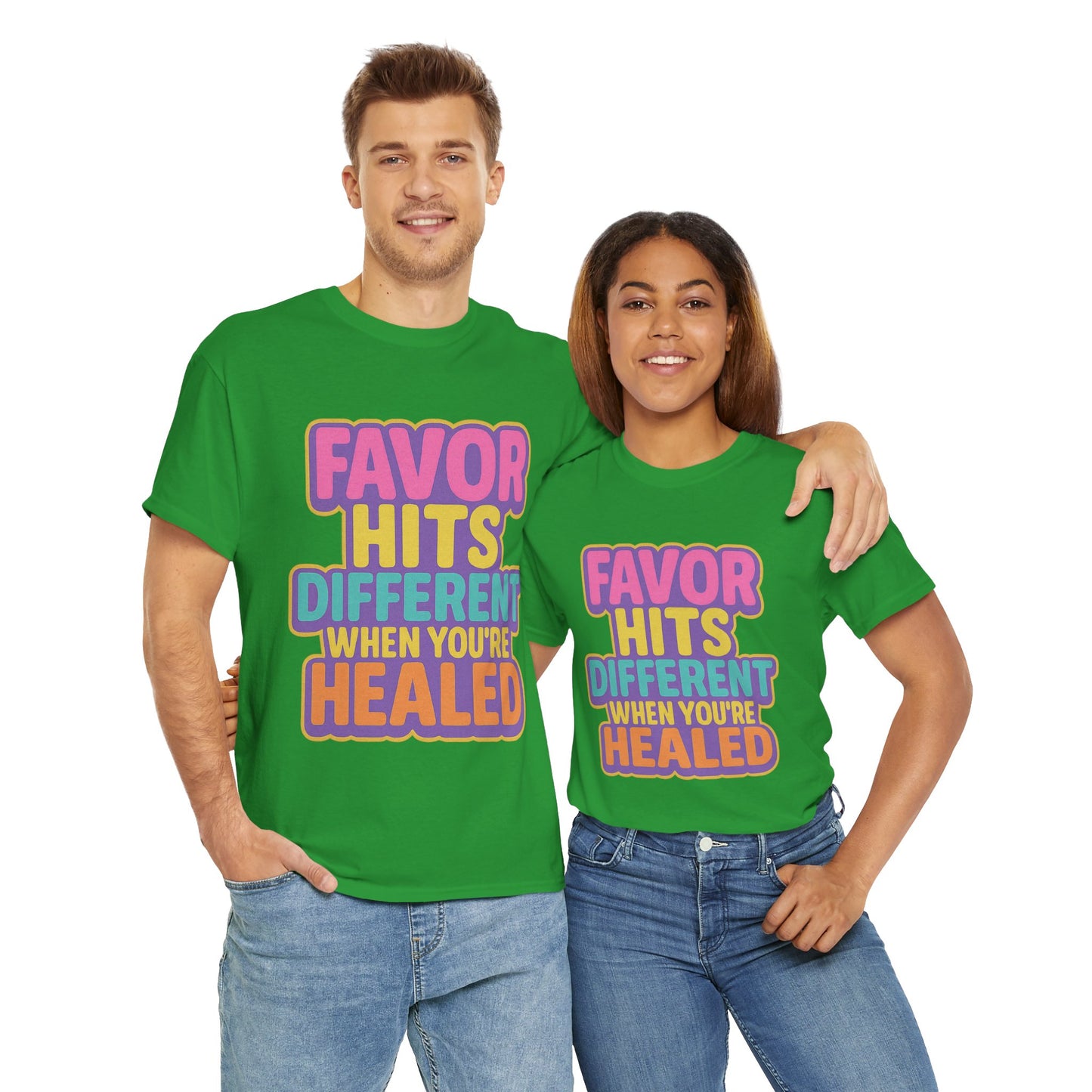 Healing Message Tee, Comfort T-Shirt for Self-Care