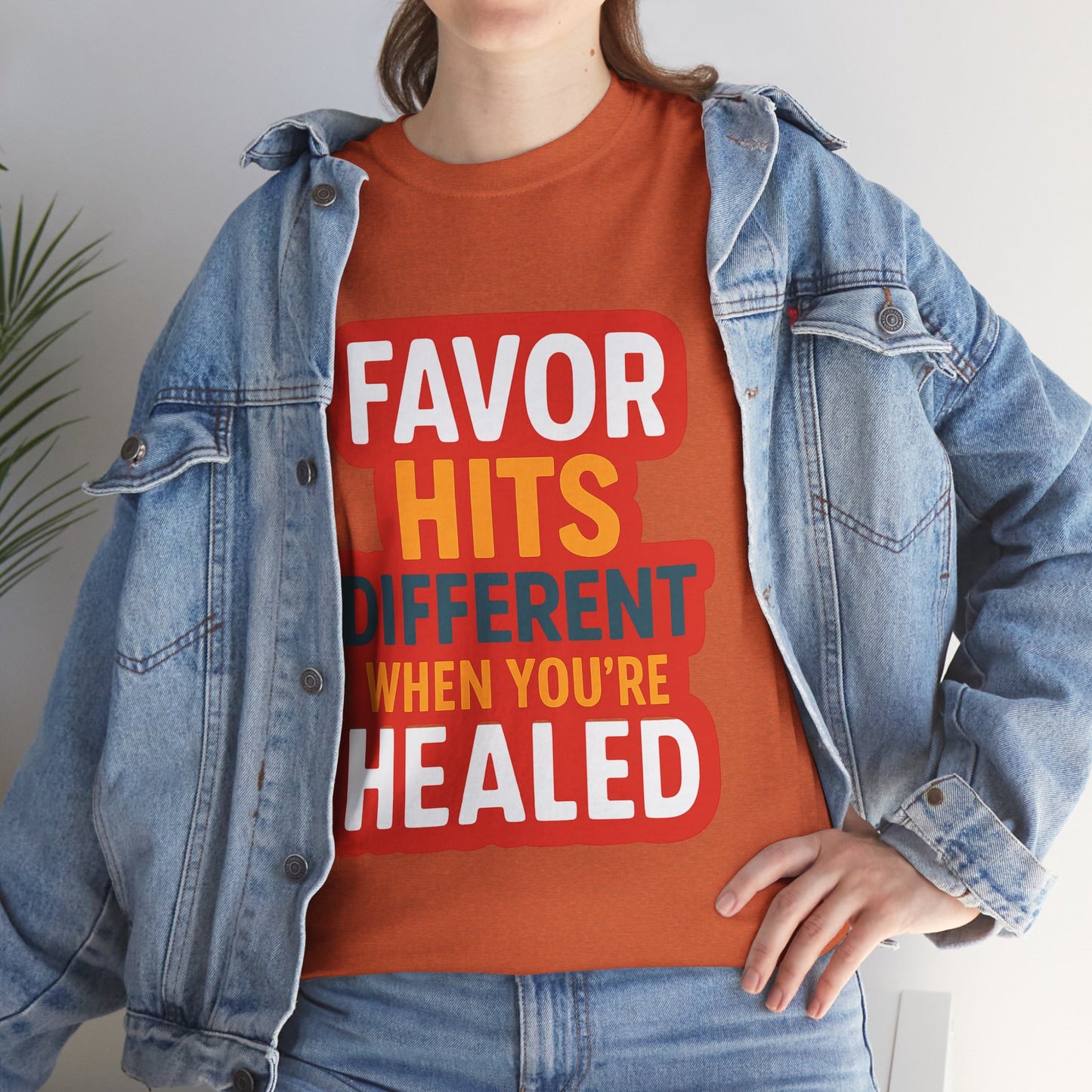 Healed Favor Tee | Motivational Unisex T-Shirt