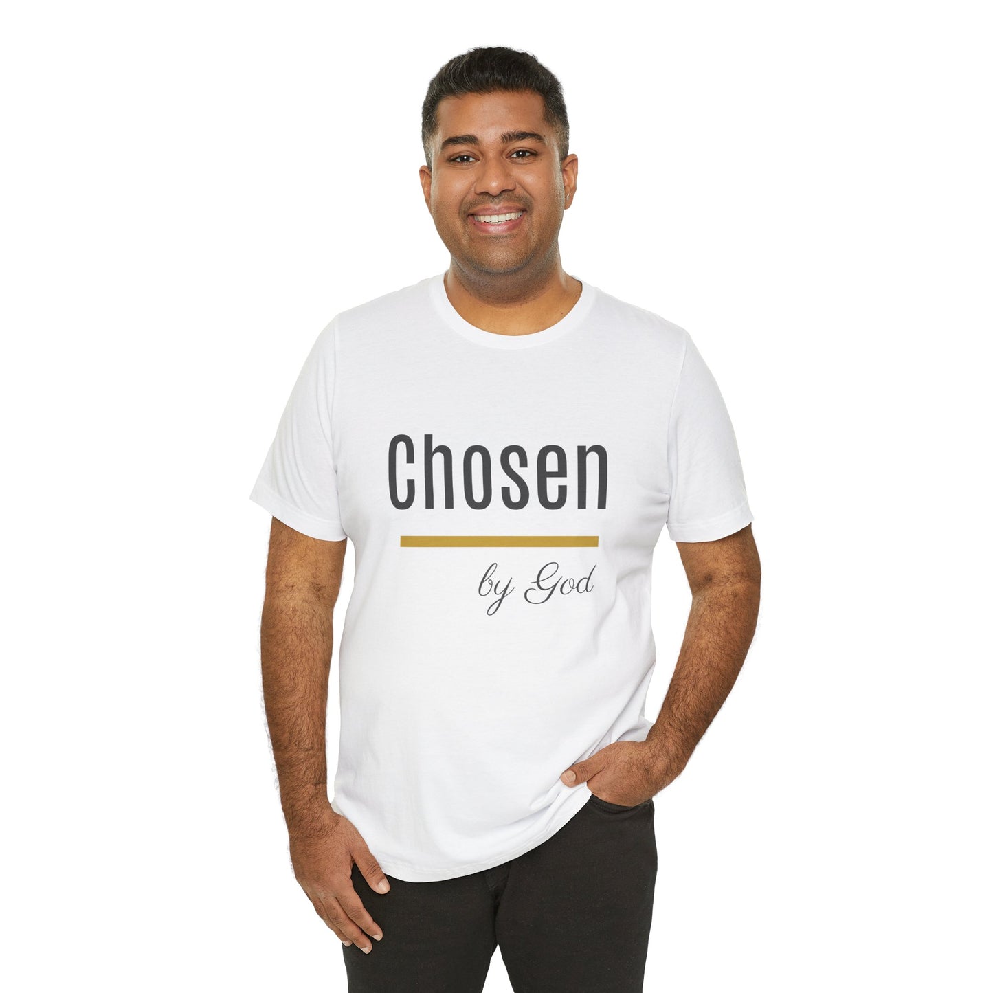 Chosen by God Shirt | Christian T-Shirt for Women | Faith Based Tee | Inspirational Christian Gift | Bella Canvas Unisex Tee