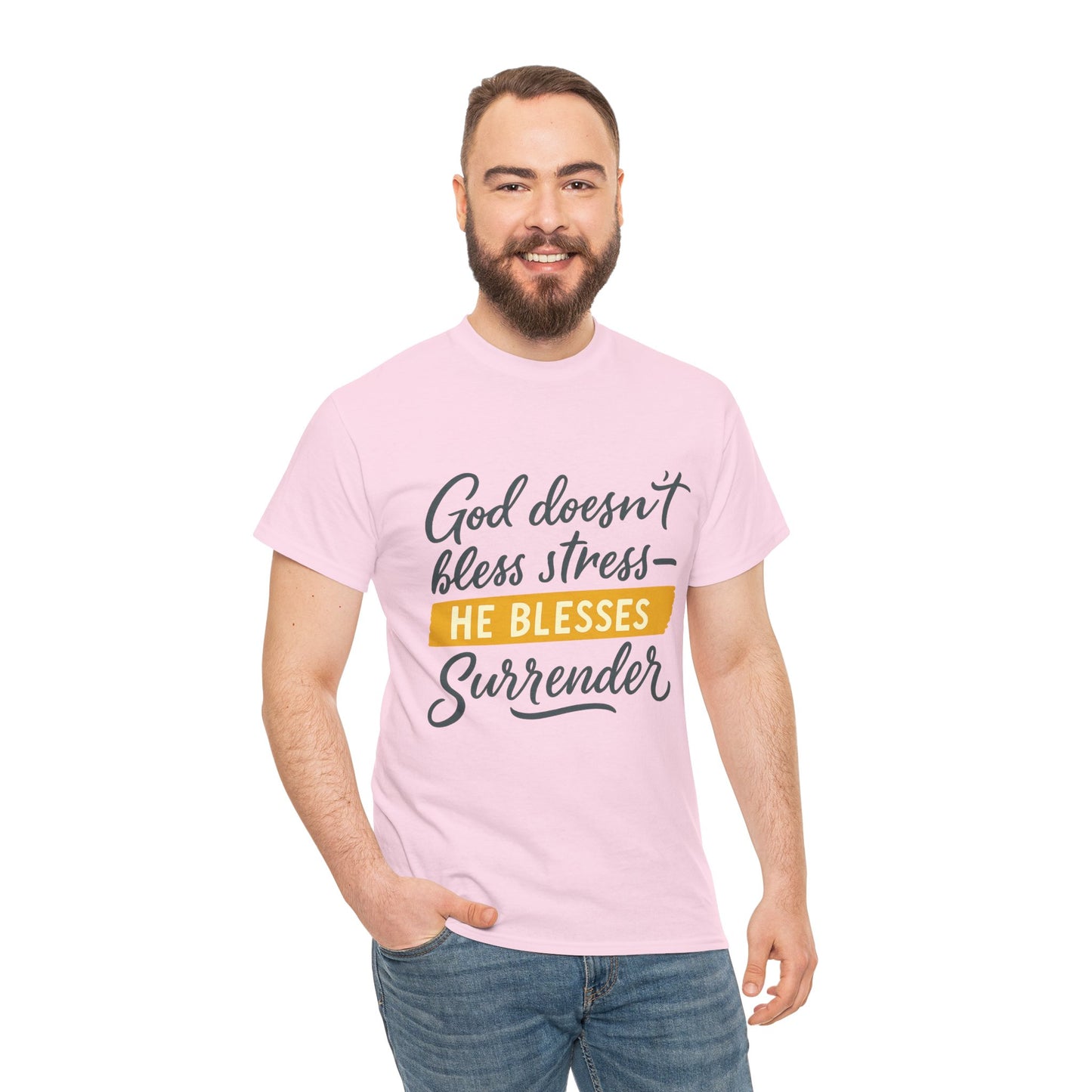 Inspirational Surrender Tee - Christian Gift, Prayer Shirt