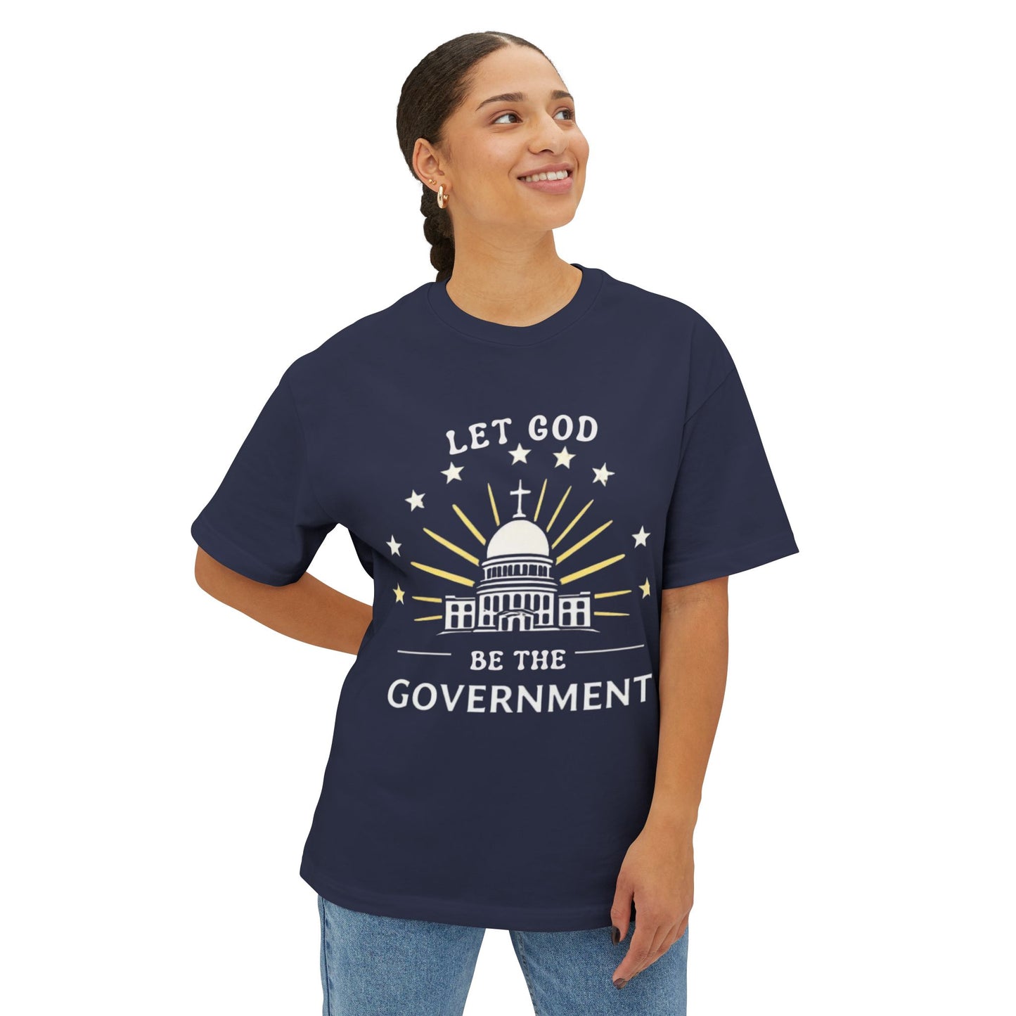 Christian Quote Boxy Tee, Faith-Based T-Shirt