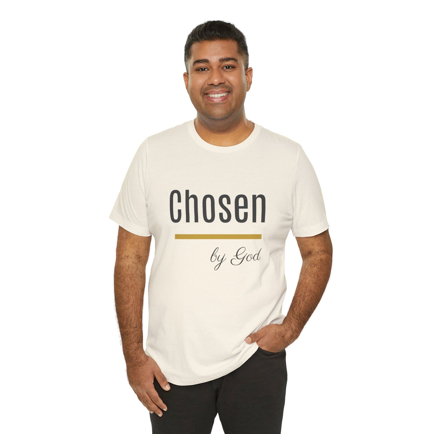 Chosen by God Shirt | Christian T-Shirt for Women | Faith Based Tee | Inspirational Christian Gift | Bella Canvas Unisex Tee