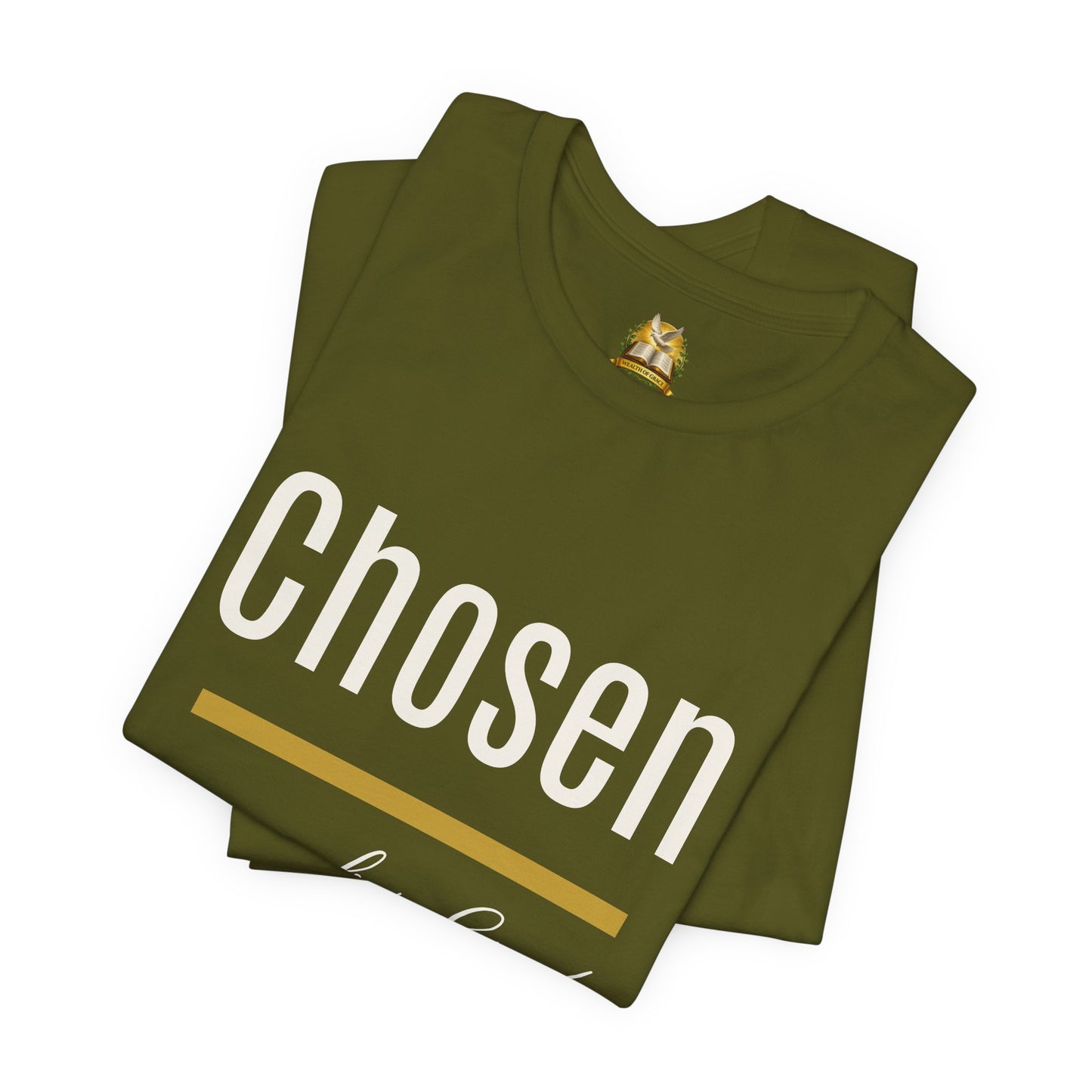 Chosen by God Shirt | Christian T-Shirt for Women | Faith Based Tee | Inspirational Christian Gift | Bella Canvas Unisex Tee