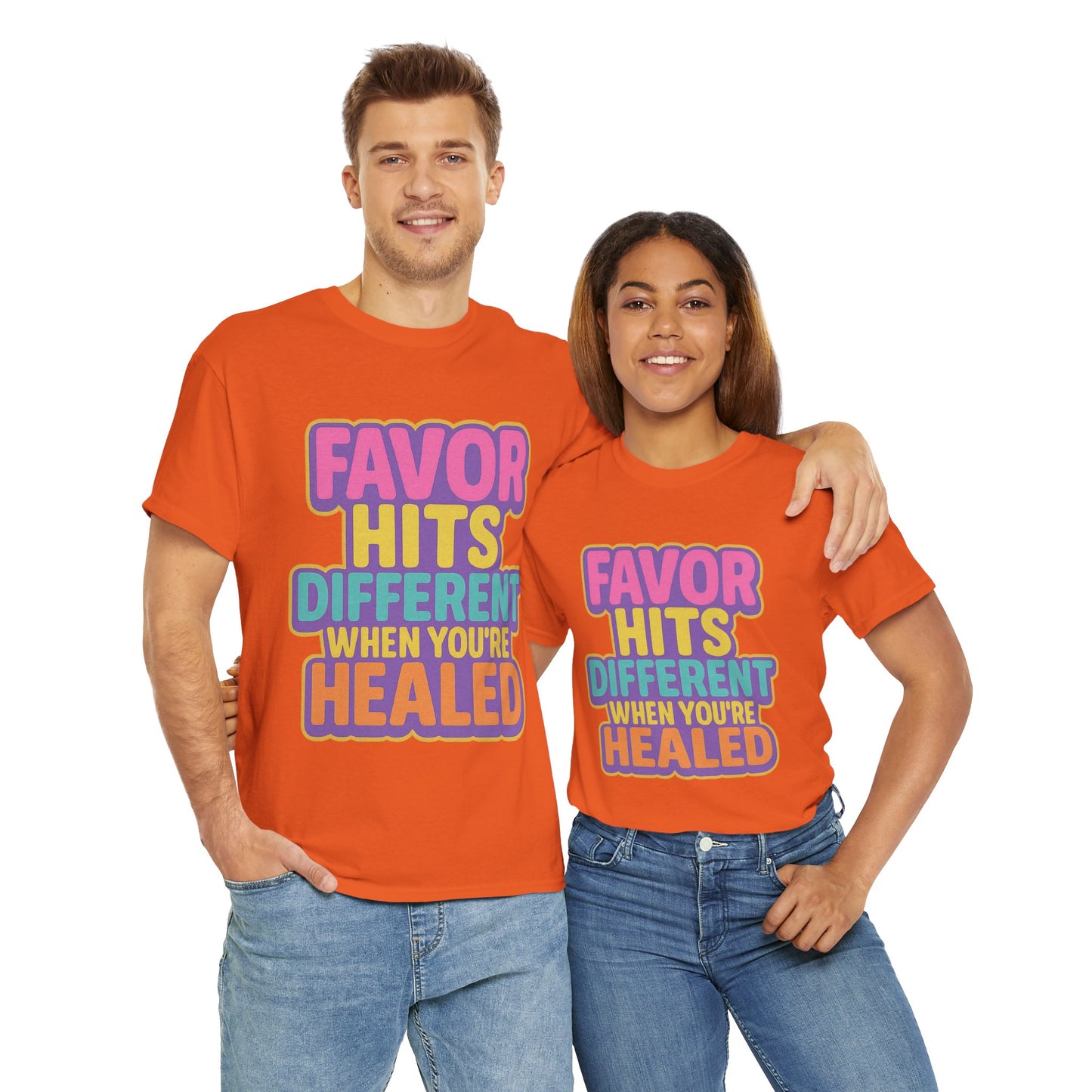 Healing Message Tee, Comfort T-Shirt for Self-Care