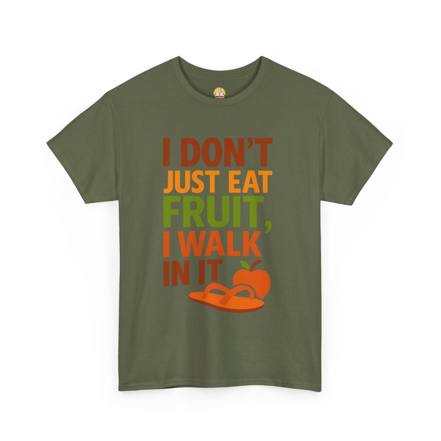 Christian T-Shirt - I walk in God's fruit, Unisex Heavy Cotton Tee