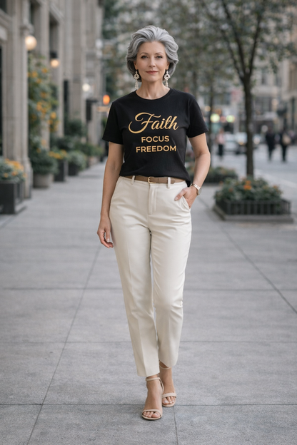 Faith • Focus • Freedom Tee — Radiance Edition
