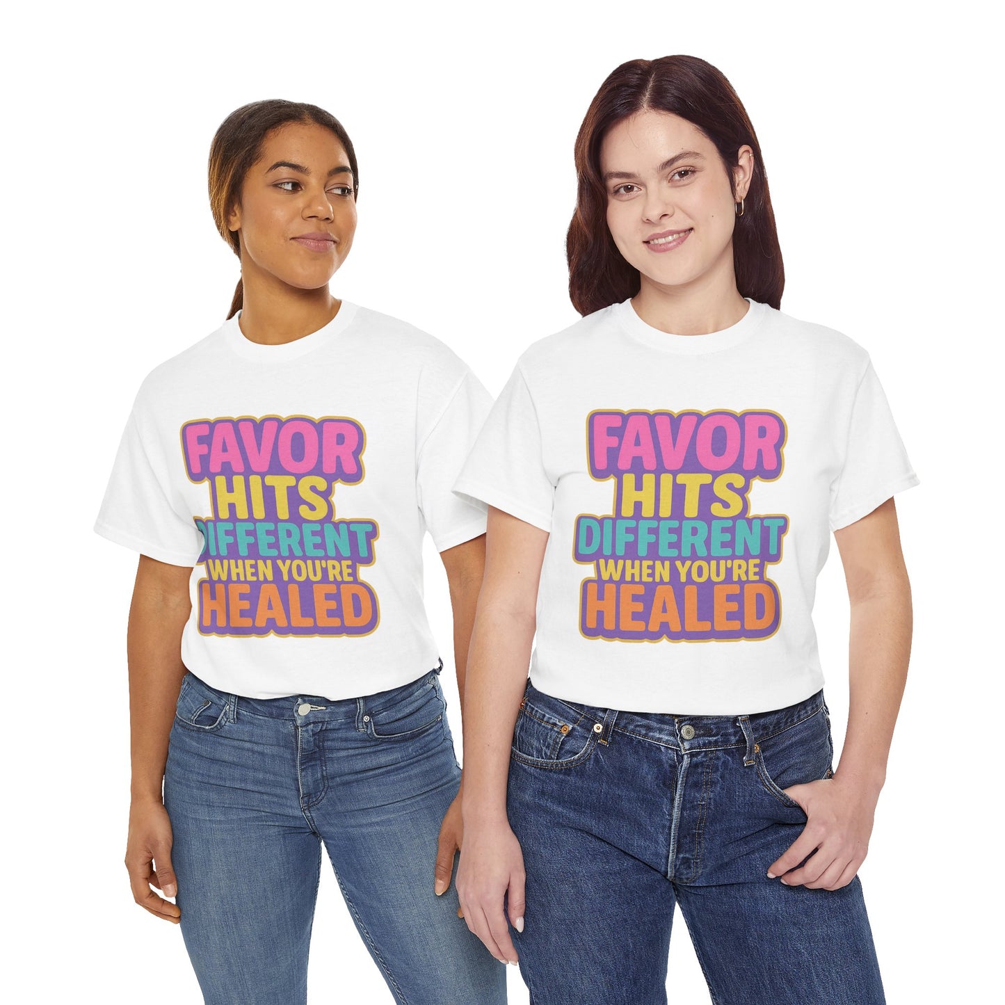 Healing Message Tee, Comfort T-Shirt for Self-Care