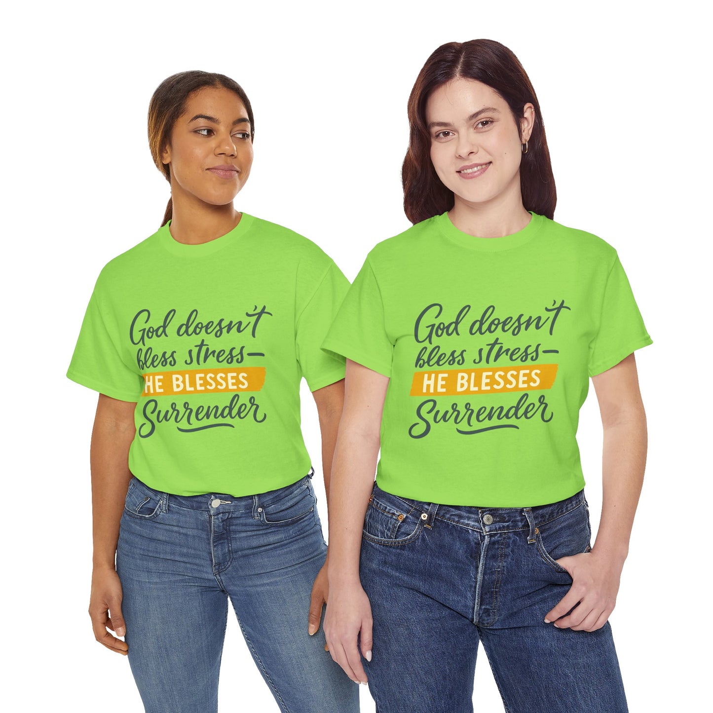 Inspirational Surrender Tee - Christian Gift, Prayer Shirt