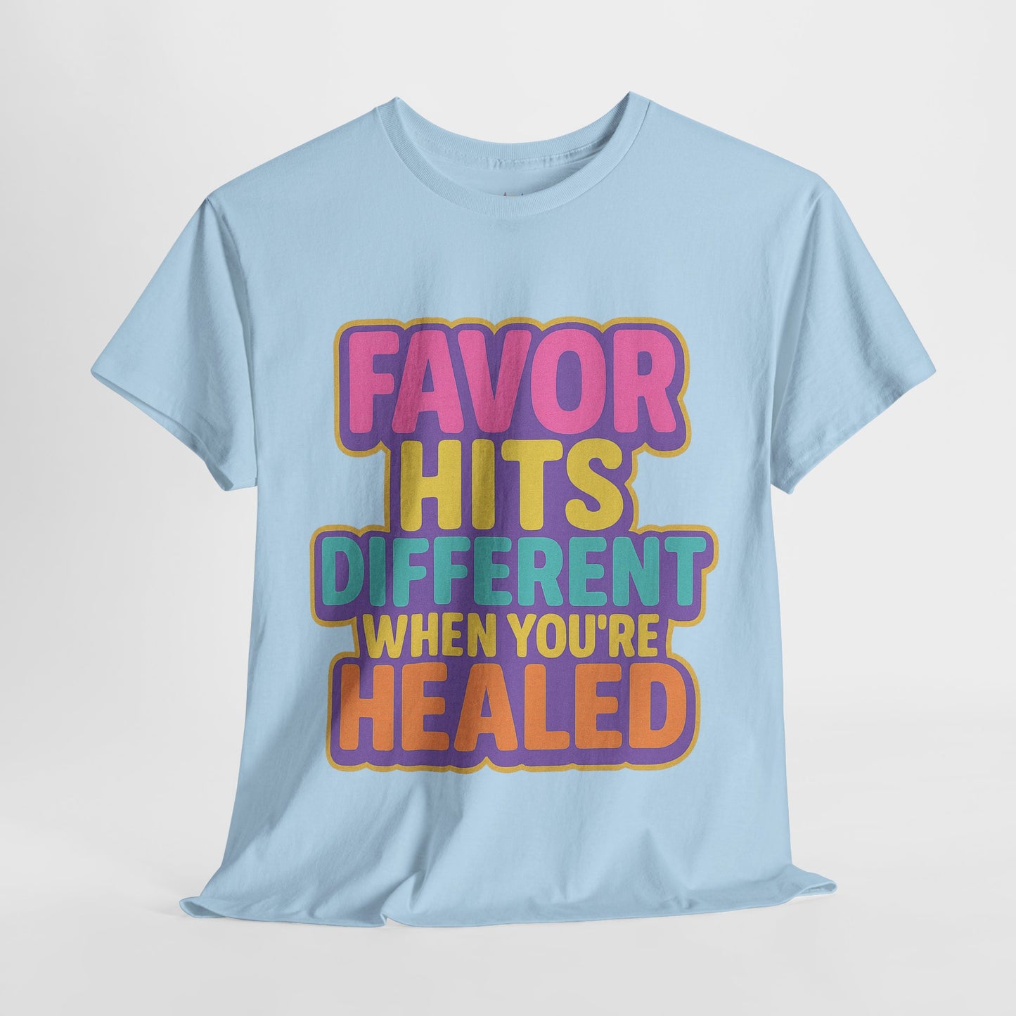 Healing Message Tee, Comfort T-Shirt for Self-Care
