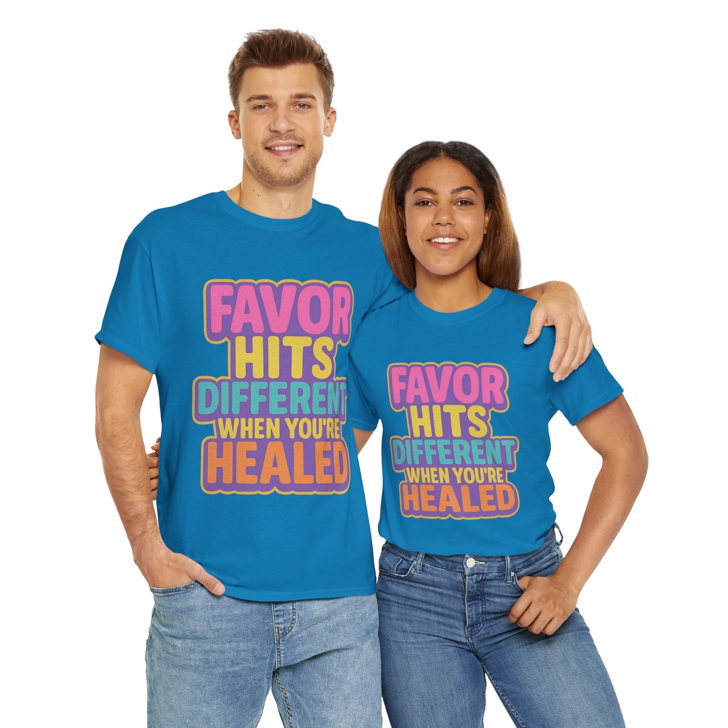 Healing Message Tee, Comfort T-Shirt for Self-Care