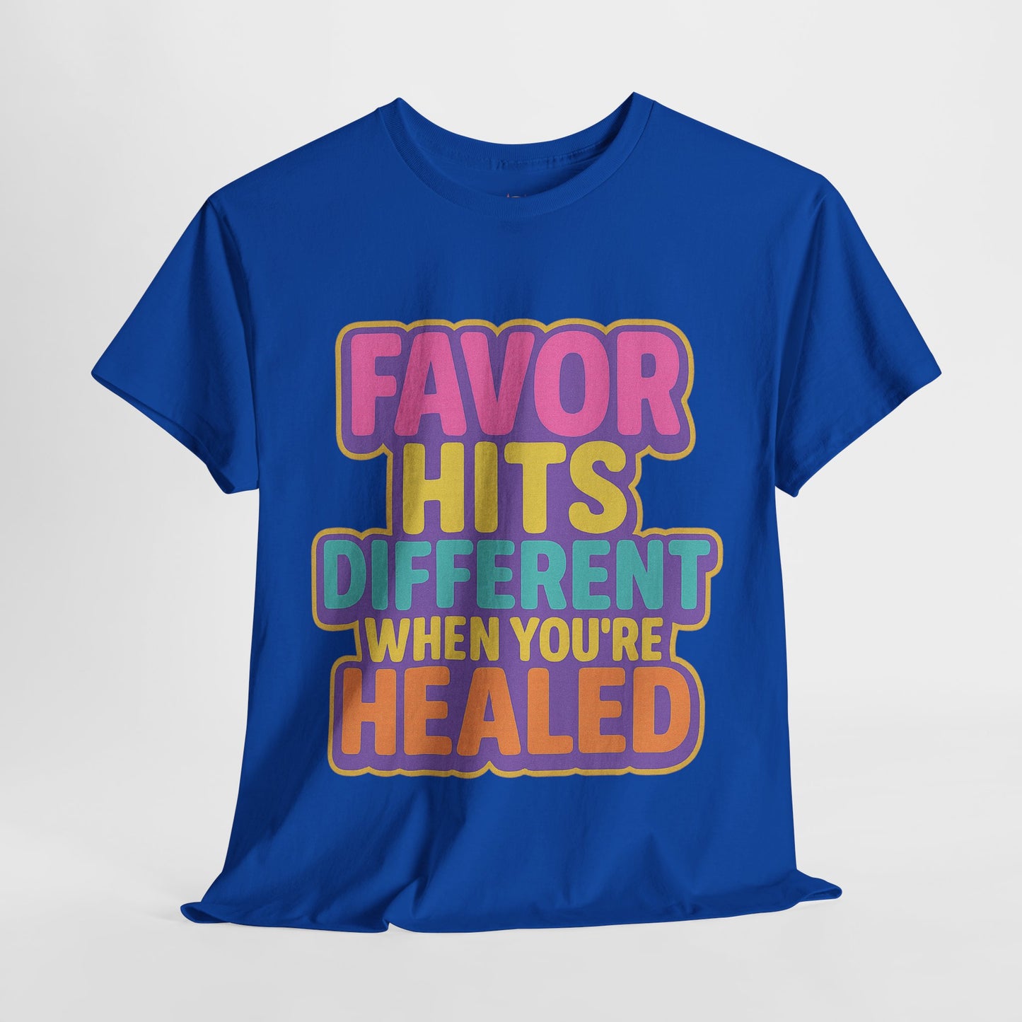 Healing Message Tee, Comfort T-Shirt for Self-Care